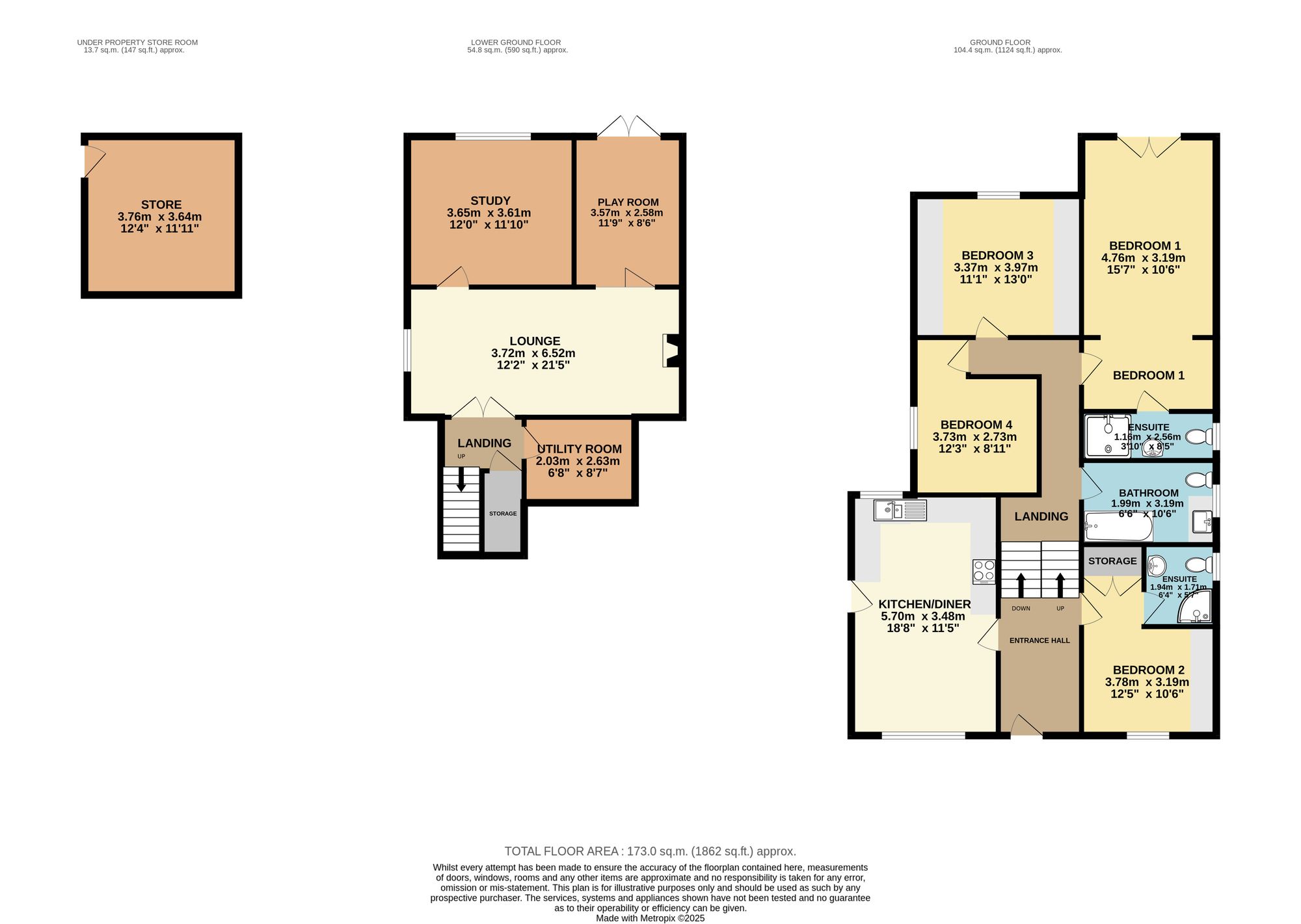 12 Church View, Chesterfield floorplan