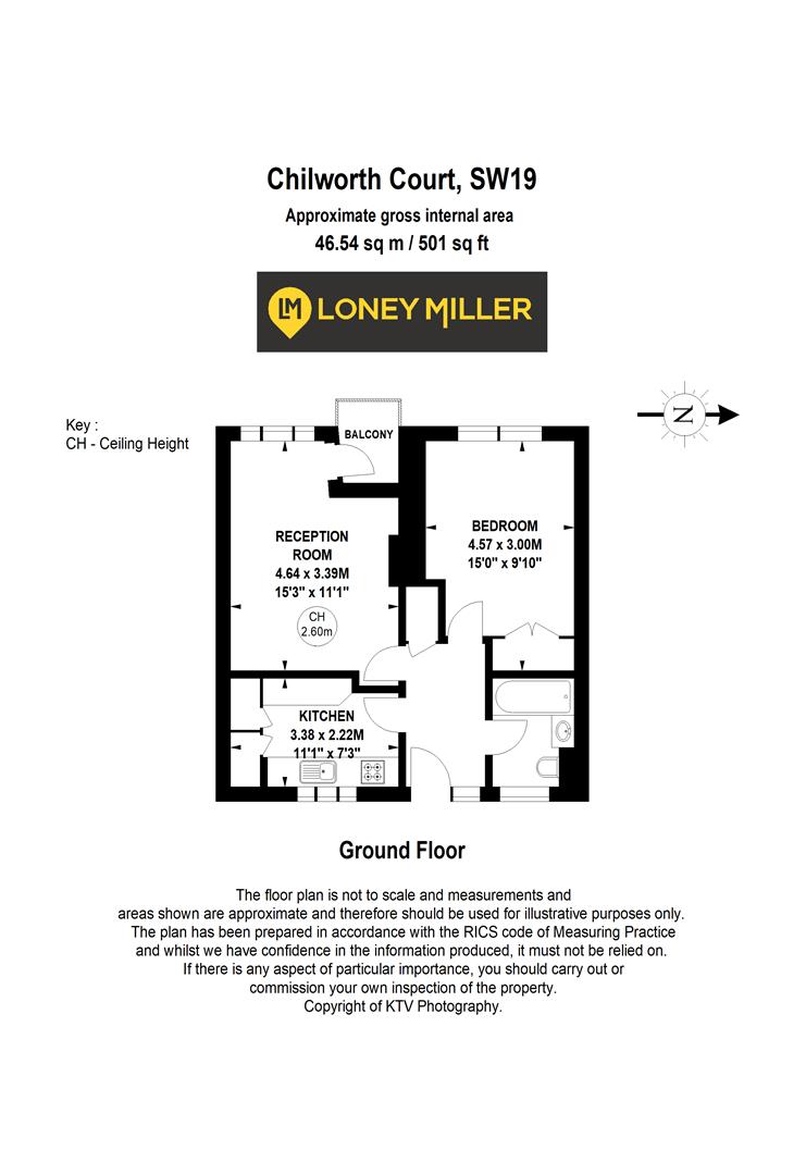 Flat 16, Chilworth Court, Windlesham Grove, London floorplan