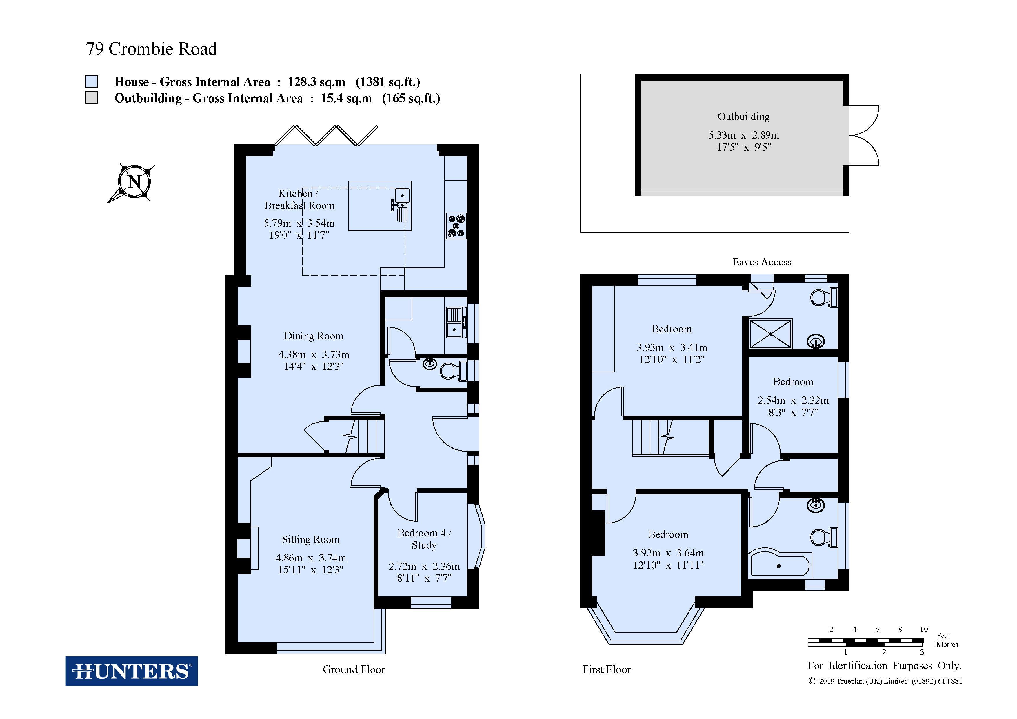 4 Bedrooms Semi-detached house for sale in Crombie Road, Sidcup, Kent DA15