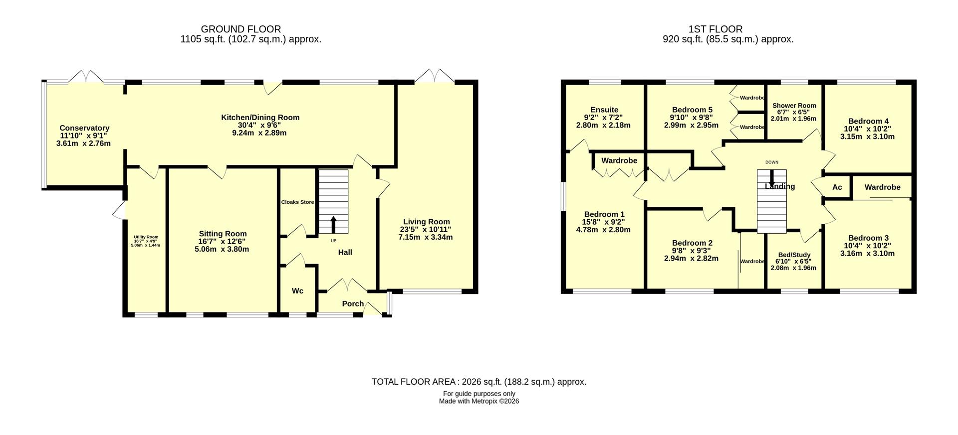 21, Colebrooke Lane, Cullompton floorplan
