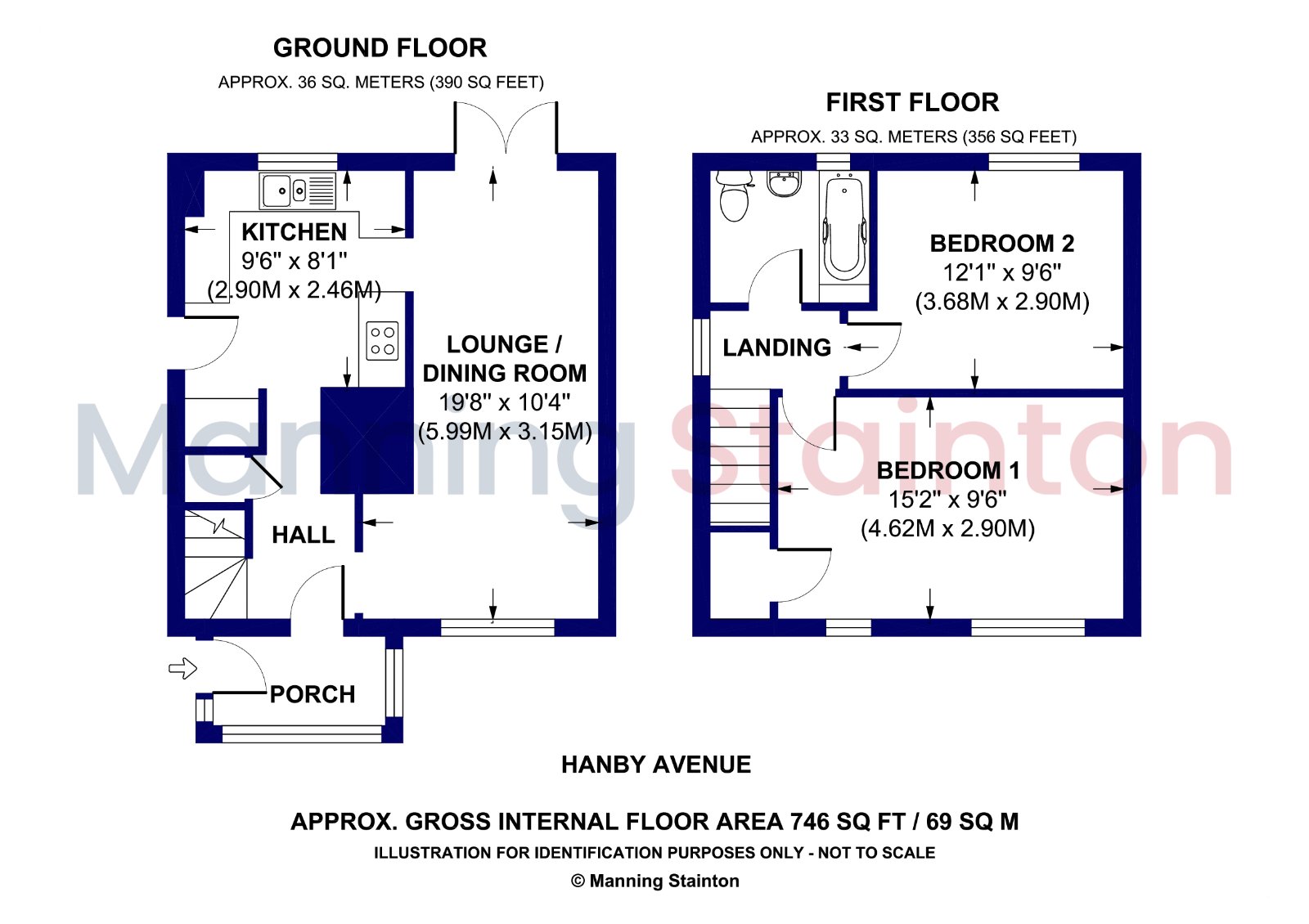 16, Hansby Avenue, West Yorkshire floorplan