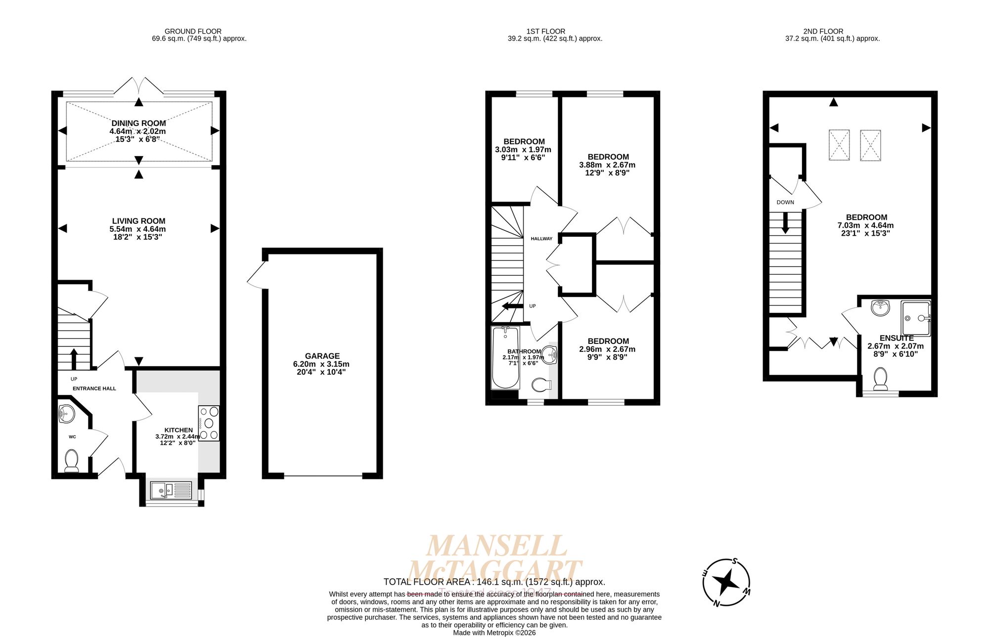 1 Loxfield Close, East Grinstead floorplan