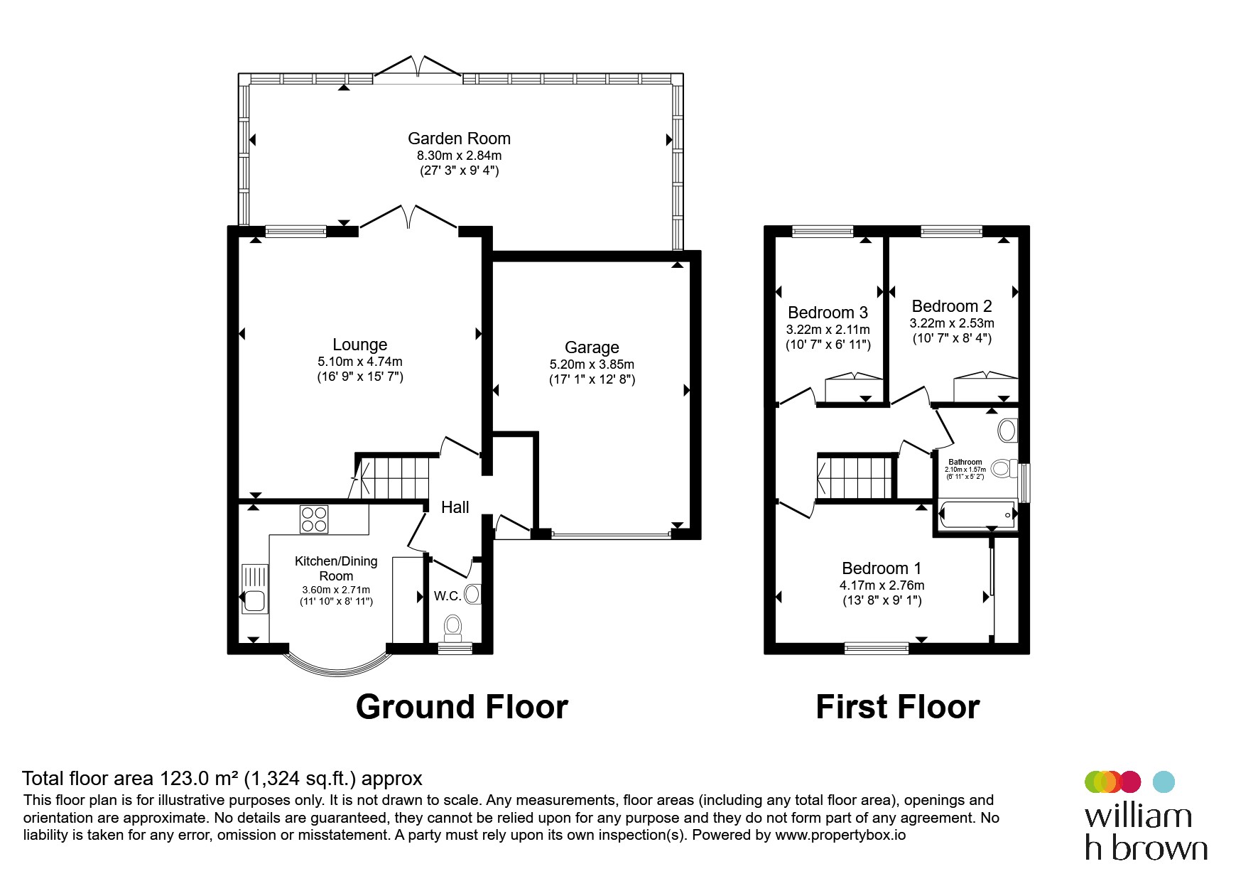 11, Dalton Way, Ely floorplan