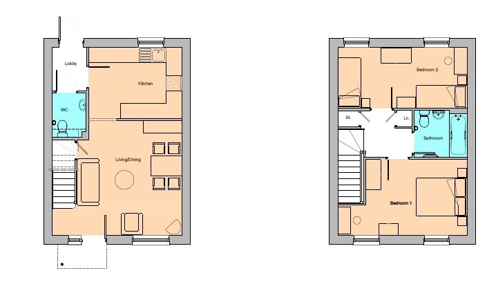 2 Bedrooms  to rent in Kirtley Way, Newtown Works, Ashford TN24