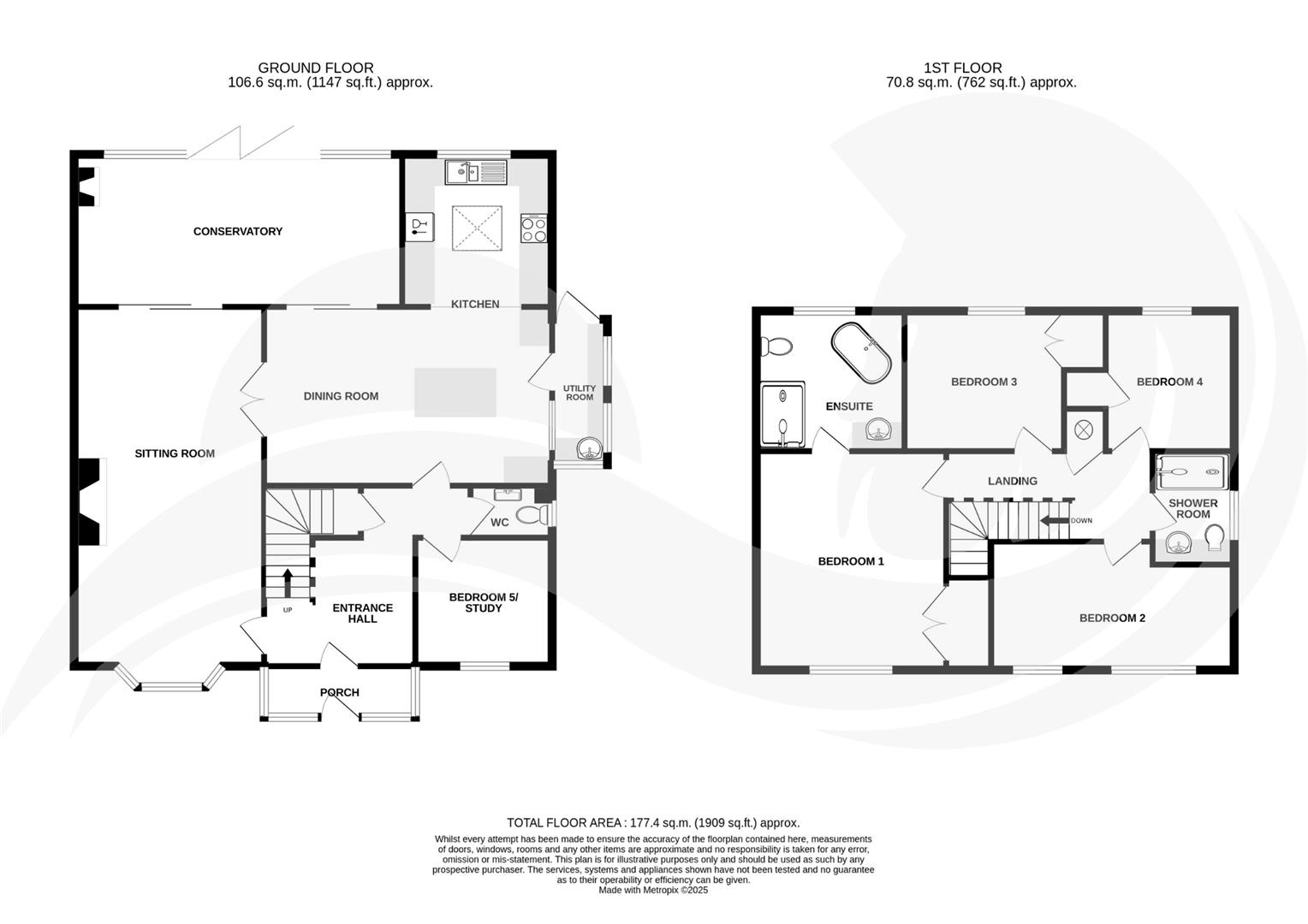 5 Oakridge, Woodland Way, Broadstairs floorplan