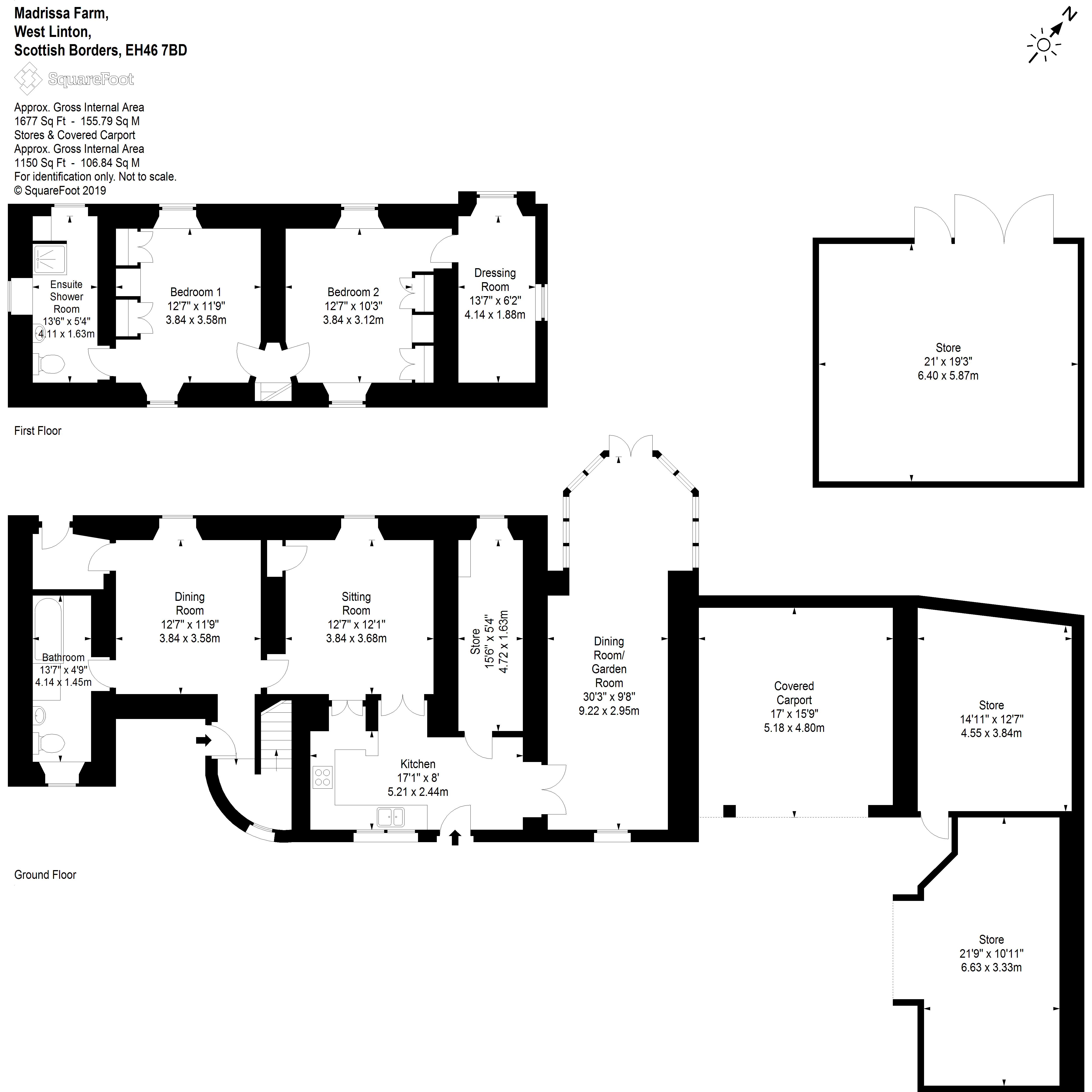 0 Bedrooms Farmhouse for sale in Madrissa Farm, Lamancha, West Linton EH46
