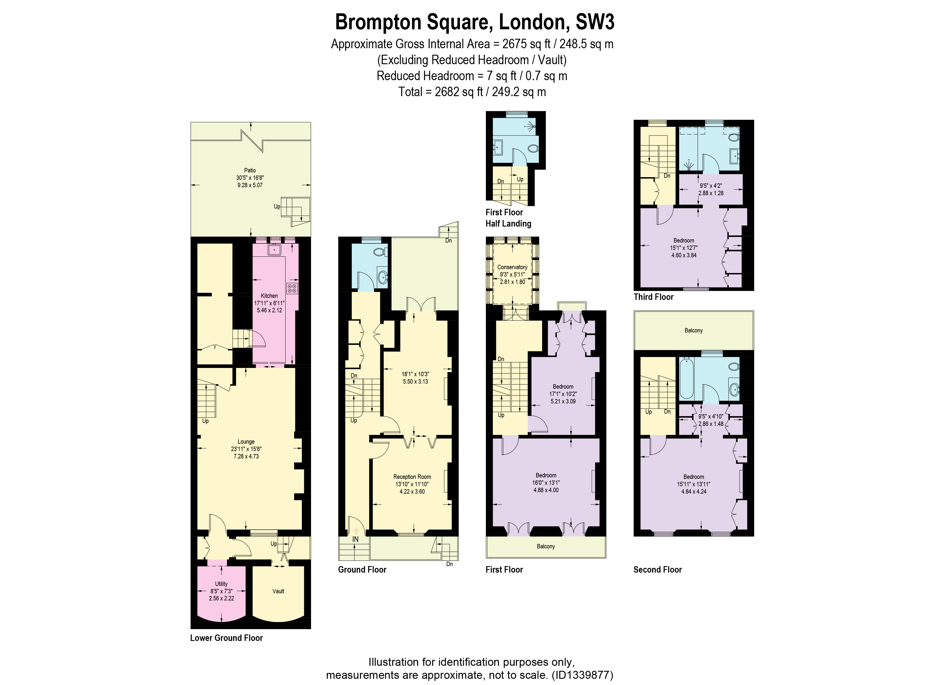 6, Brompton Square, London floorplan