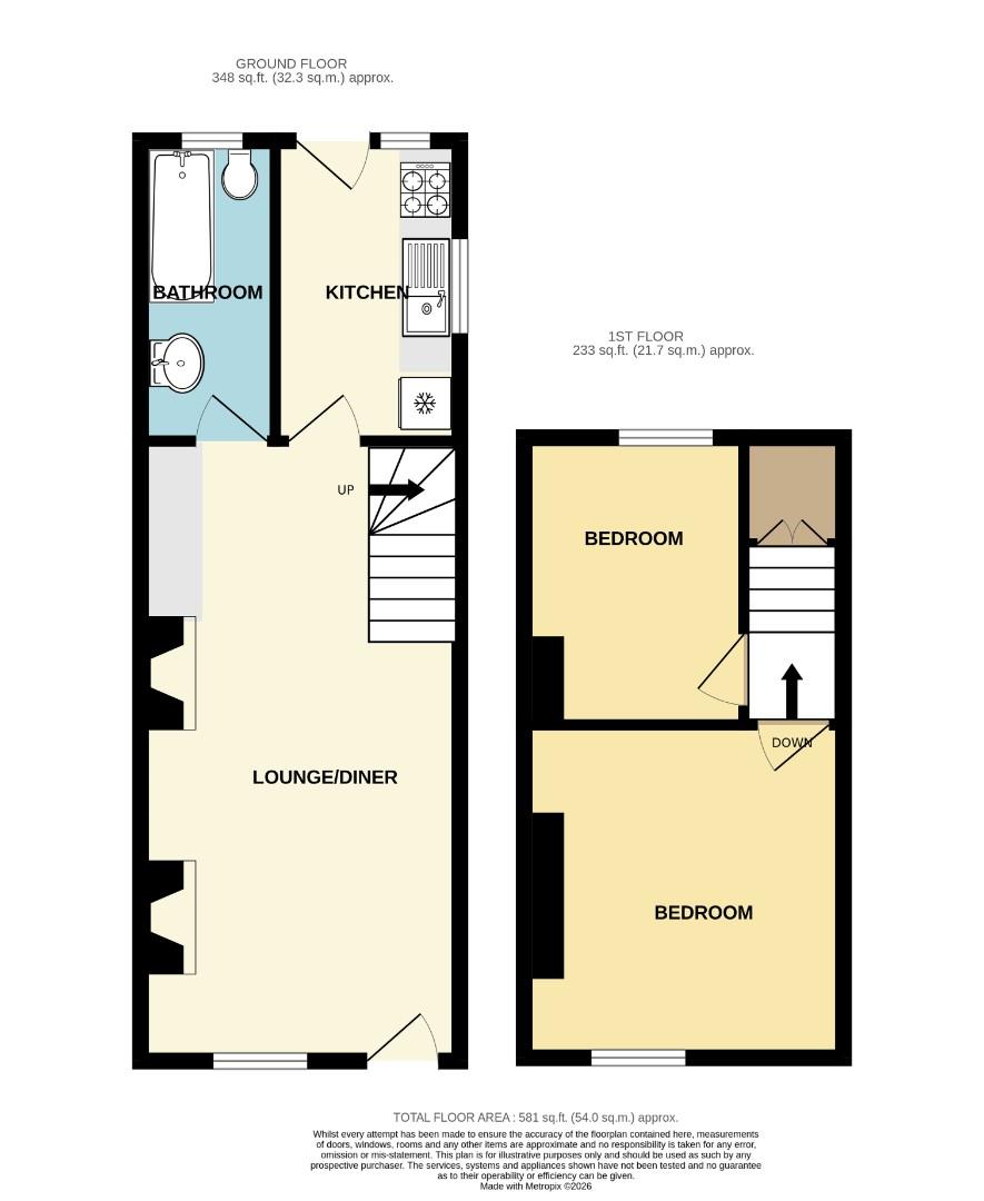 25, Bartholomew Road, BISHOP'S STORTFORD floorplan