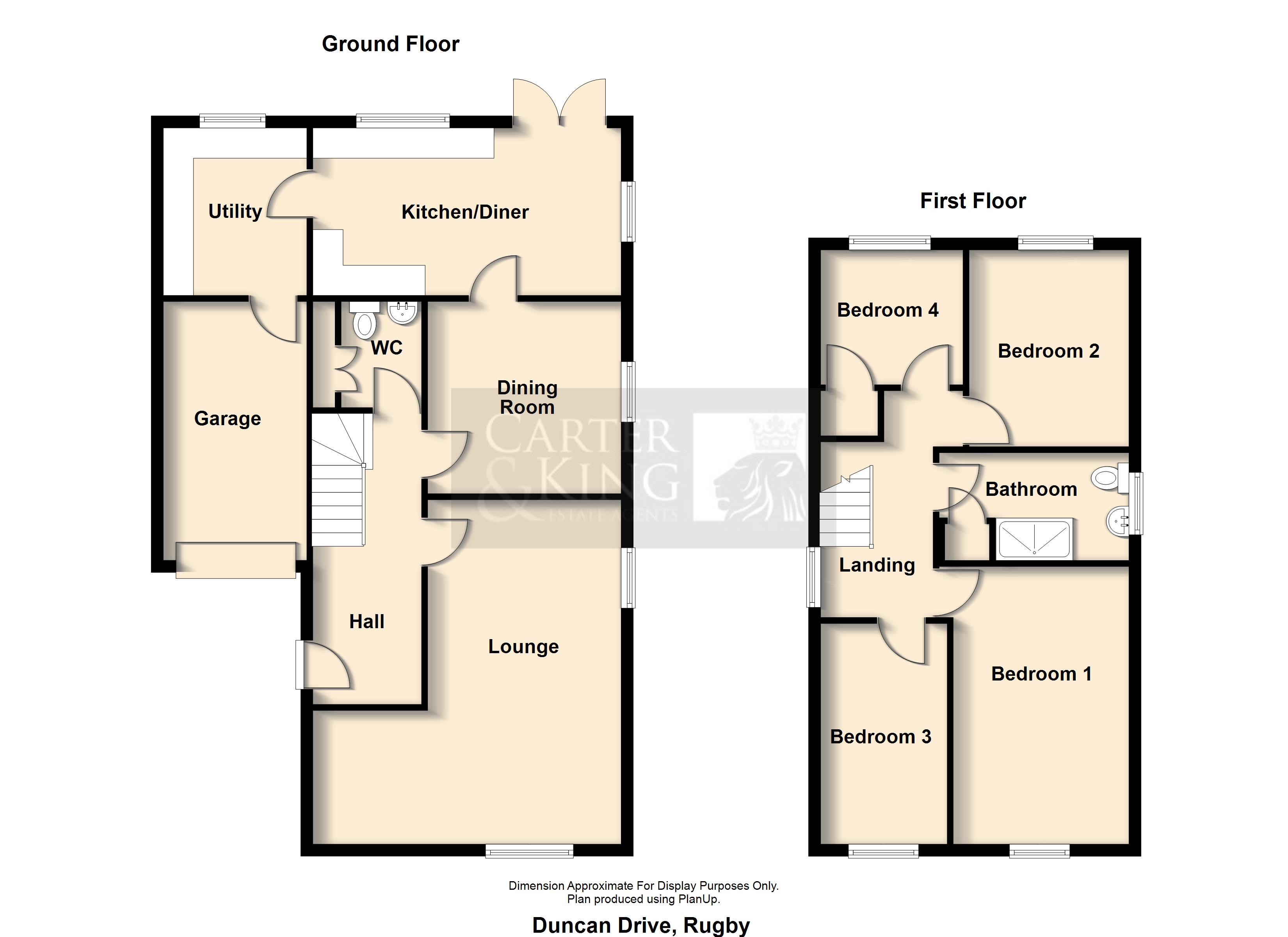 11, Duncan Drive, Rugby floorplan