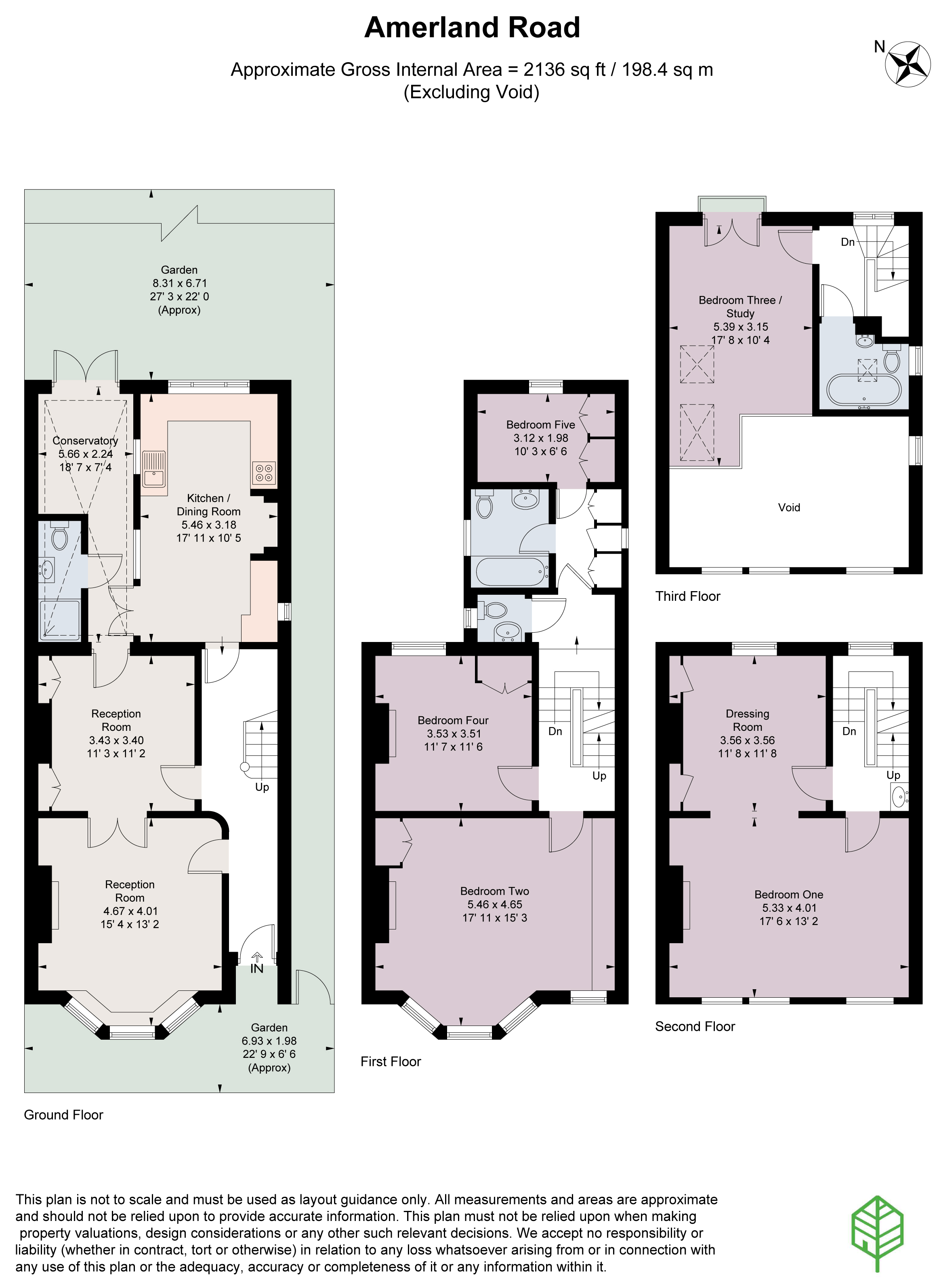 15, Amerland Road, London floorplan