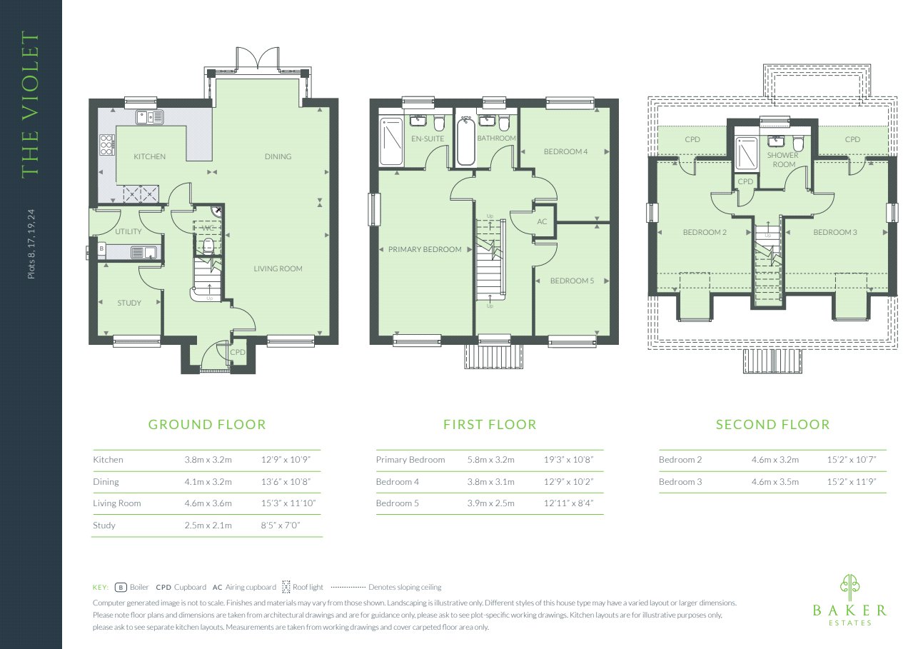 Plot 8, The Violet, The Acorns,, Plot 8, The Violet, The Acorns, Hayne Farm, Gittisham floorplan