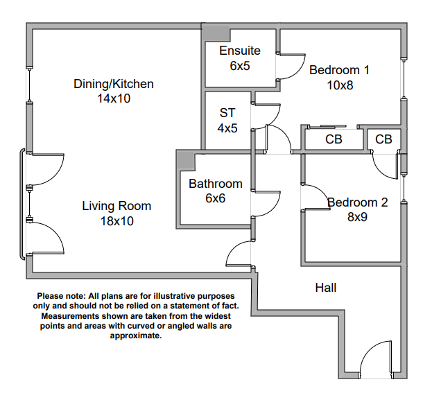 Flat 5-6, 490, Argyle Street, Glasgow floorplan