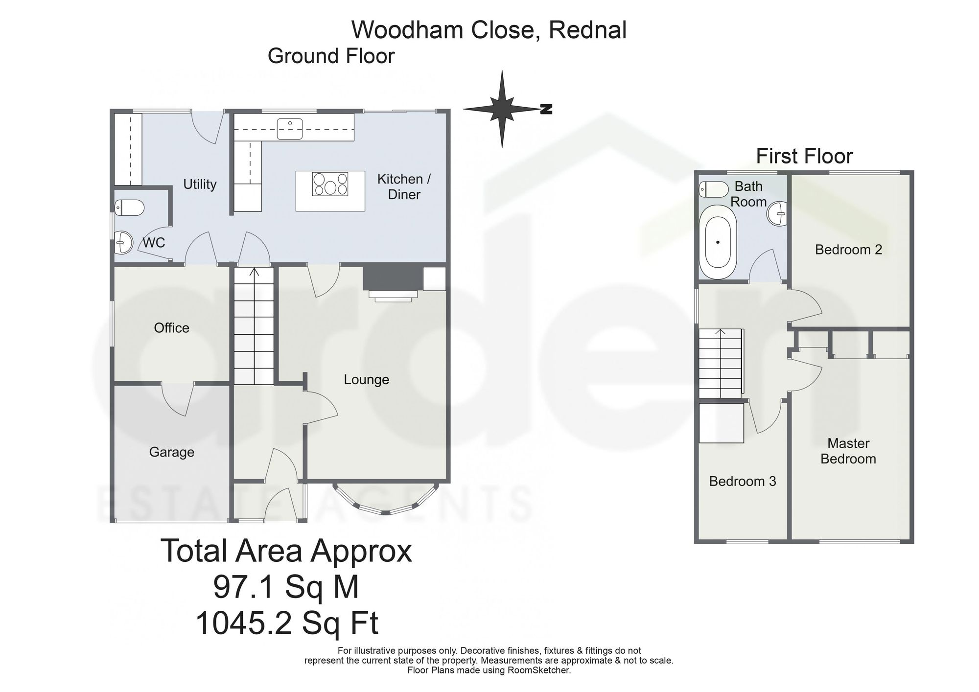 22 Woodham Close, Birmingham floorplan