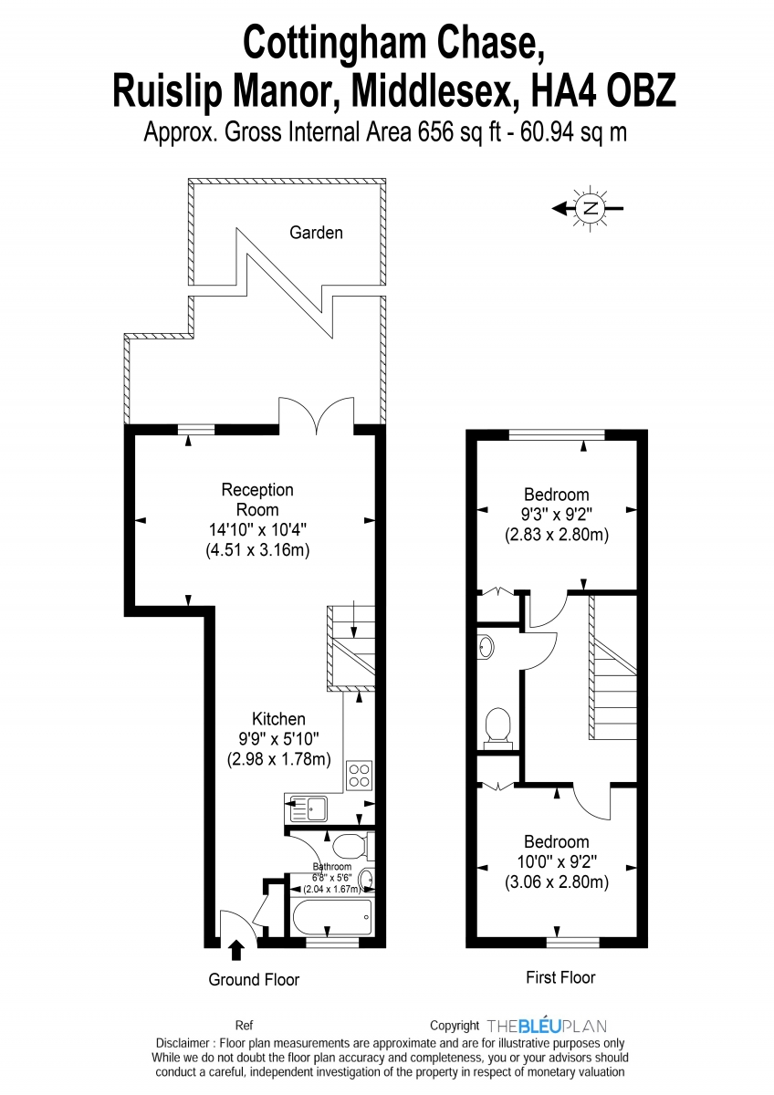 2 Bedrooms End terrace house for sale in Cottingham Chase, Ruislip HA4