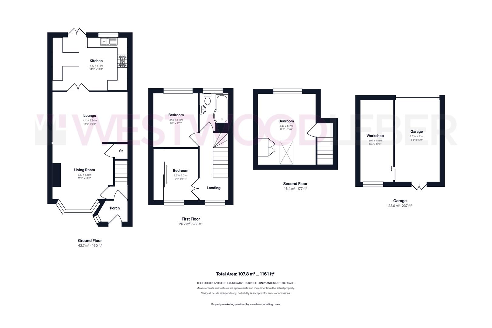 104, Southfield Road, Waltham Cross floorplan