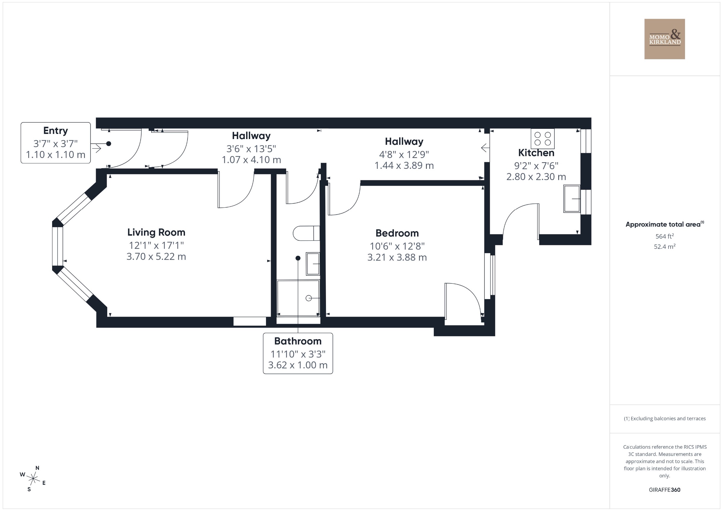 12 Flloyd Street, Coatbridge floorplan