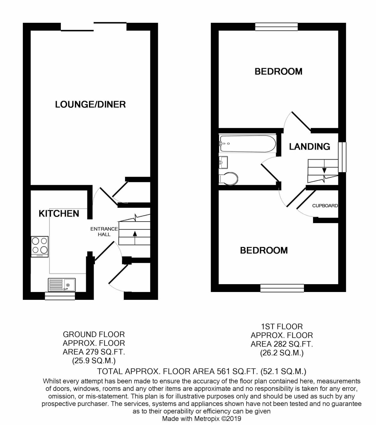 2 Bedrooms Terraced house for sale in Carlbury Close, St. Albans AL1