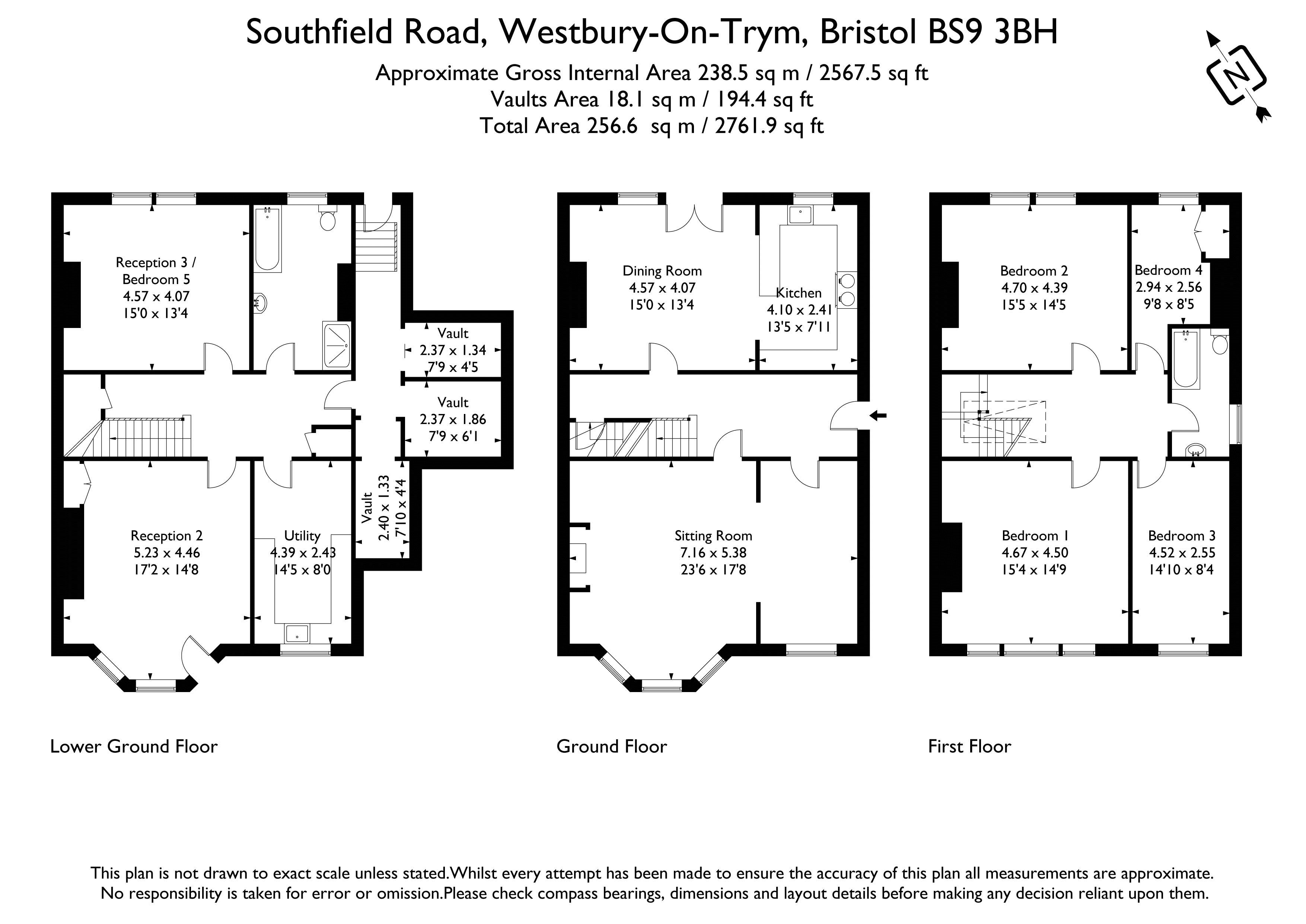 4, Southfield Road, Bristol floorplan