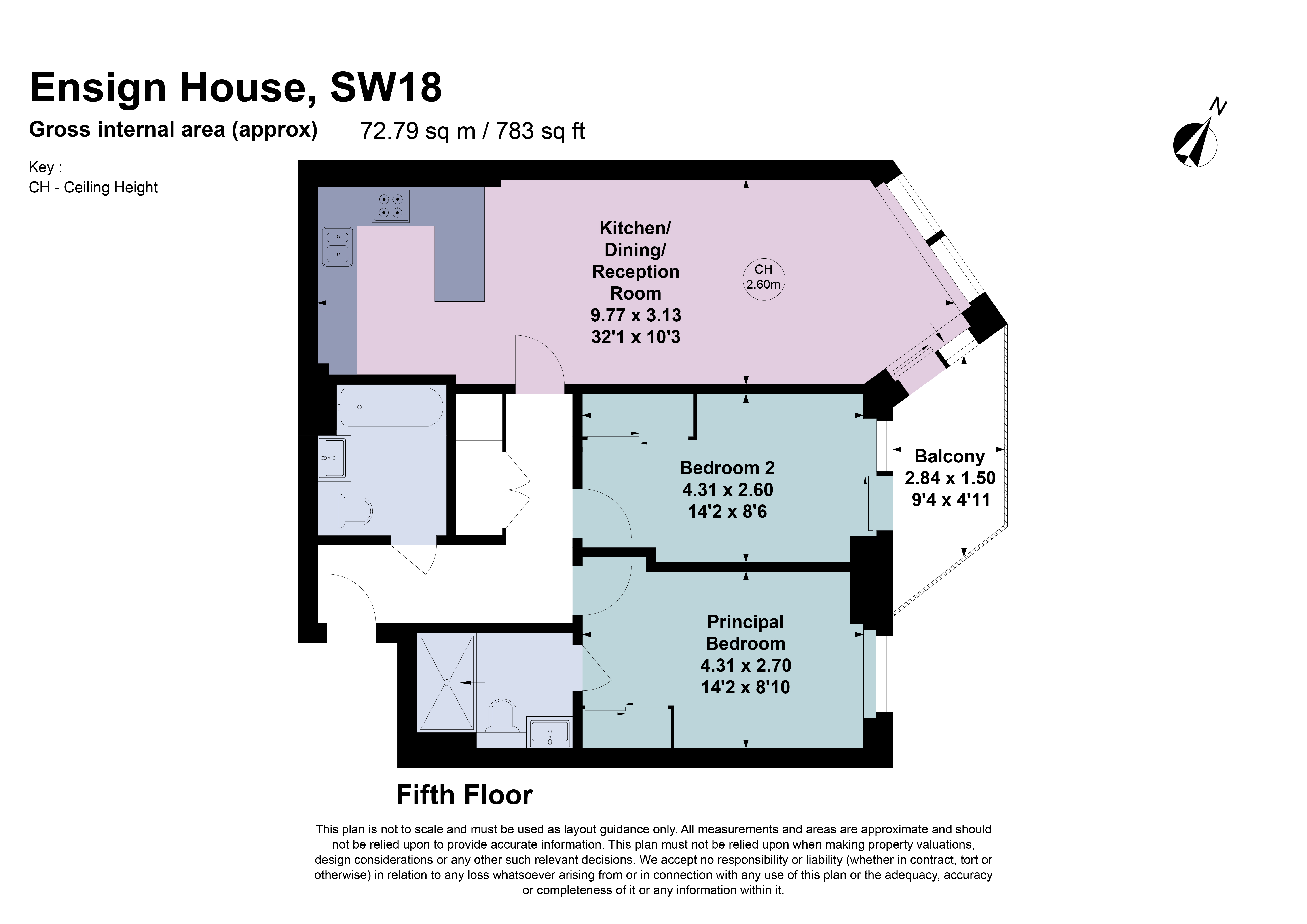 Flat 92, Ensign House,, Juniper Drive, London floorplan