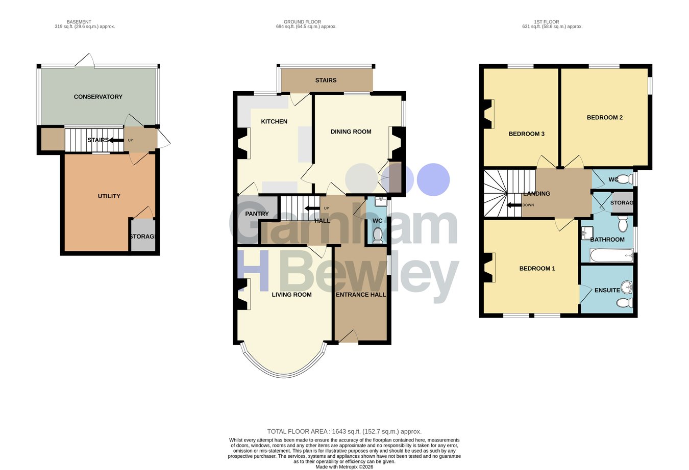 28, Portland Road, East Grinstead floorplan