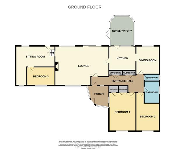 1, Tenterden Close, Lowestoft floorplan