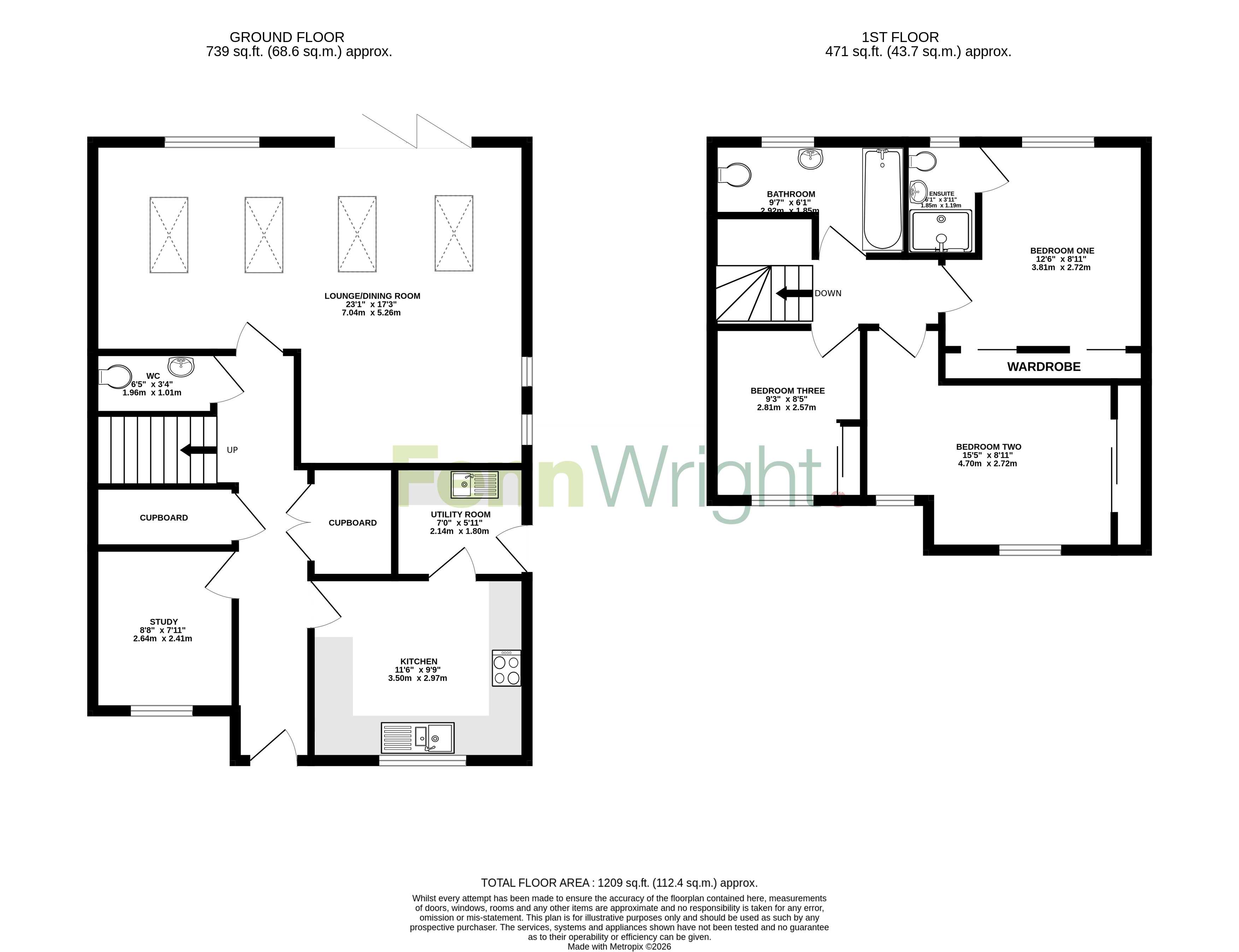 Orchard House,, Church Mead, Witham floorplan