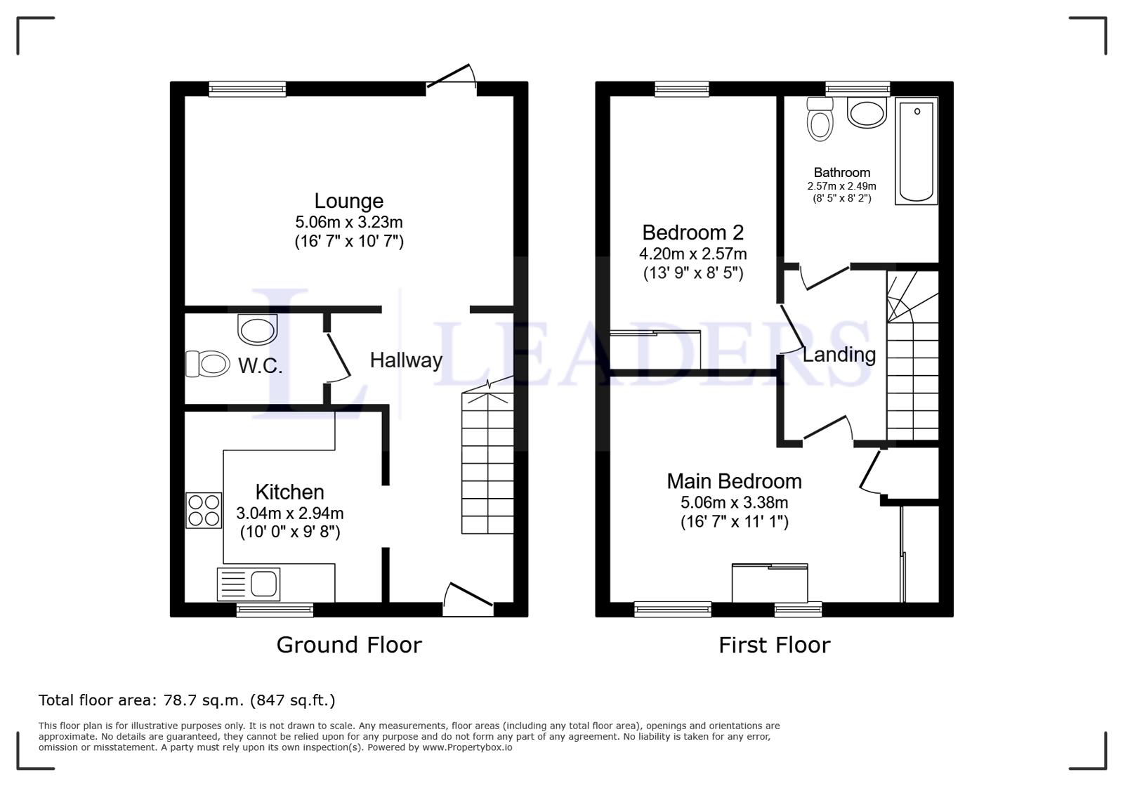 14, Lower Coxs Close, Central Bedfordshire floorplan
