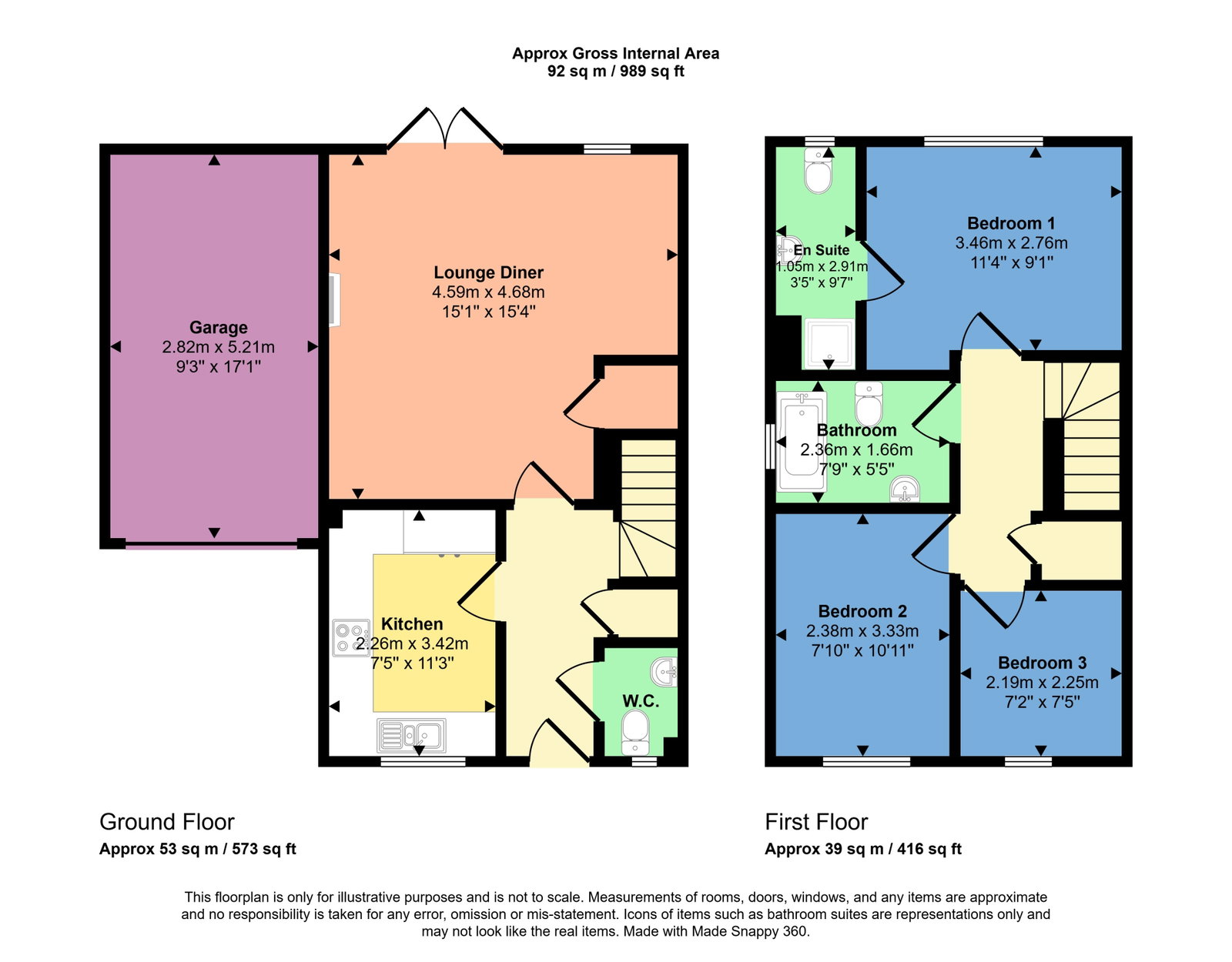 3, St Bridgets Close, Cockermouth floorplan