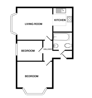 Flat 2, 152, Melton Road, Nottingham floorplan