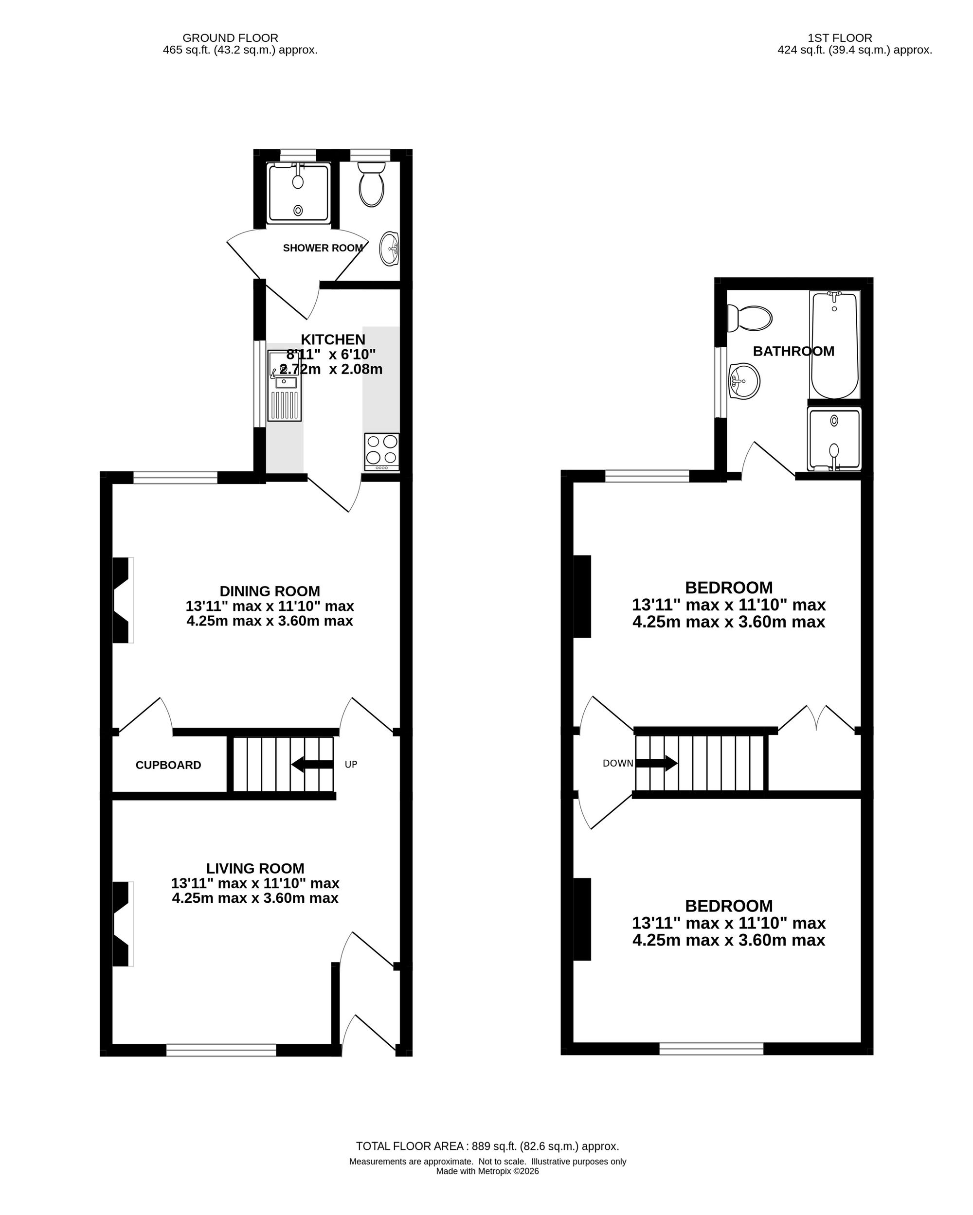 3 Albert Street, Knutsford floorplan