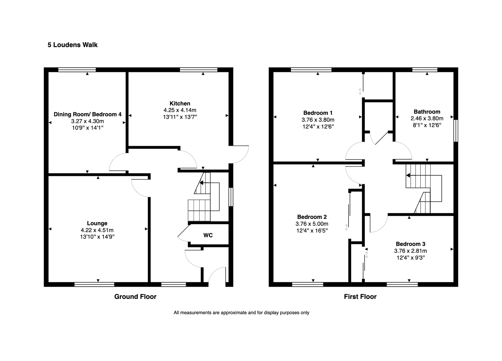 5, Loudens Walk, Denny floorplan
