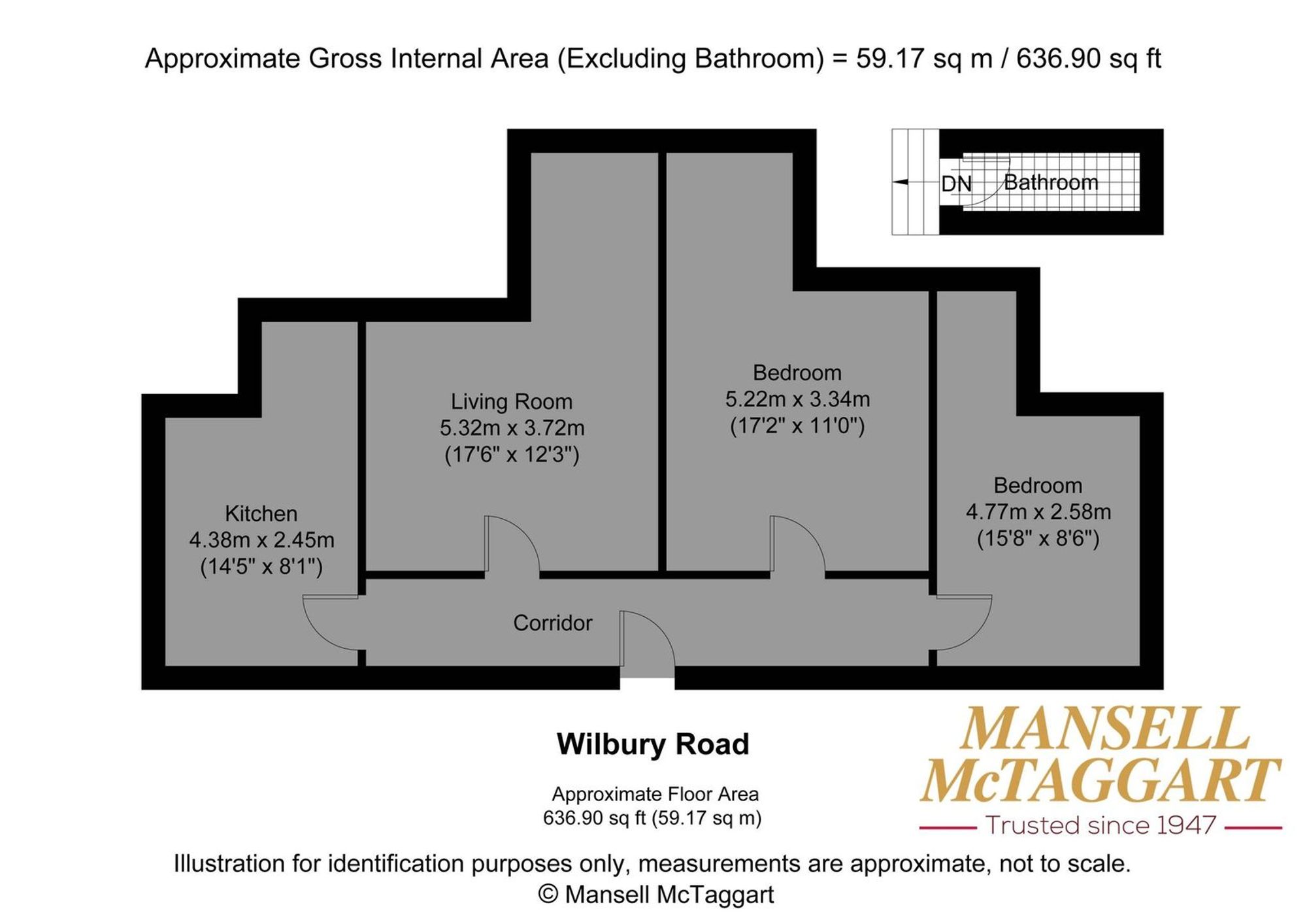 Flat 5, 15 Wilbury Road, Hove floorplan