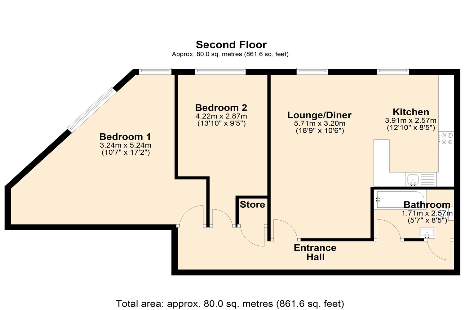 2-4, East Street, IG11 floorplan