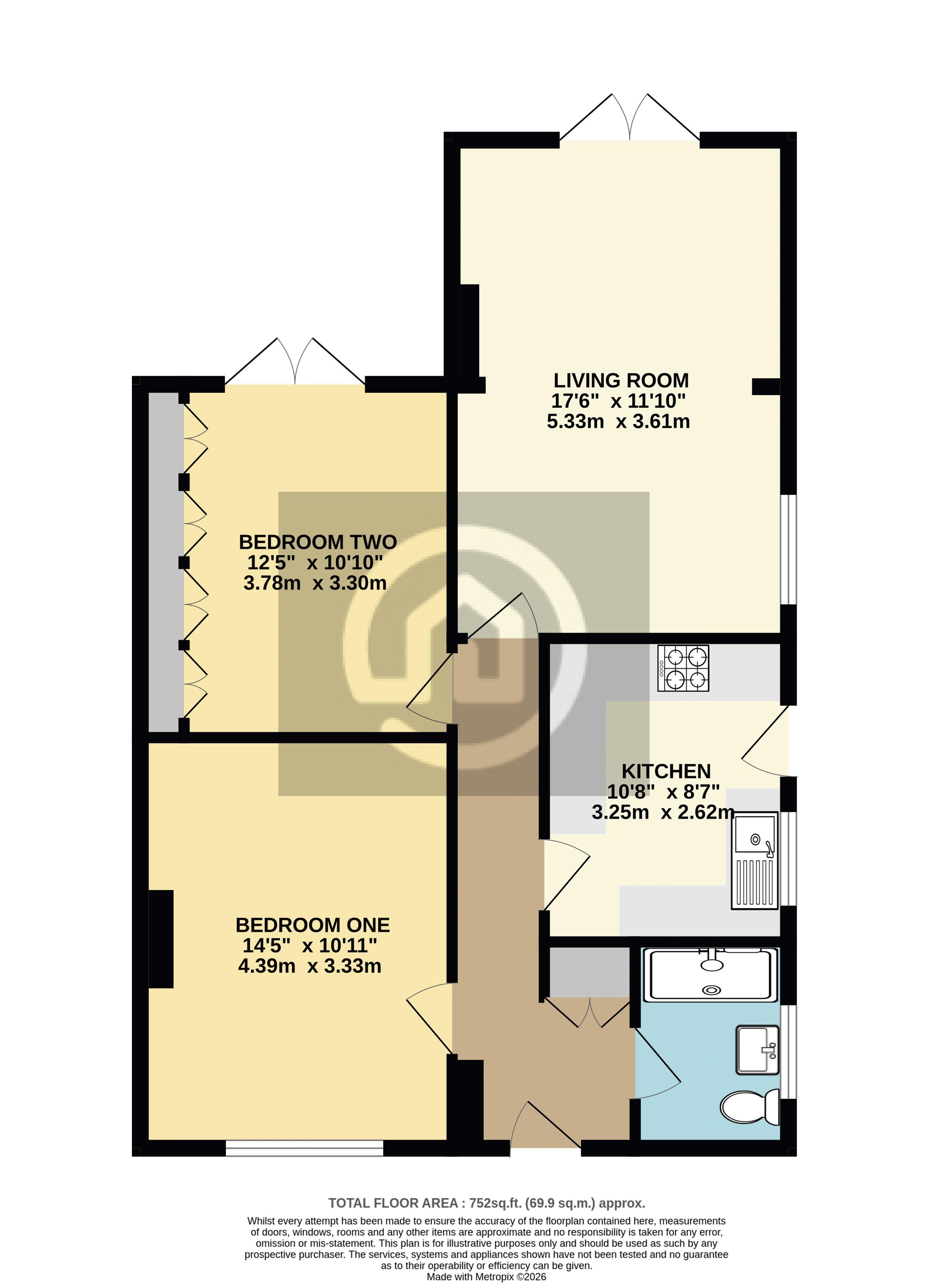 7, Wingfield Road, Bedford floorplan