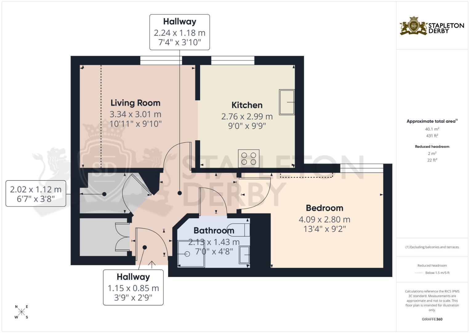 Apt 11, Mayfield, Central Avenue, Prescot floorplan