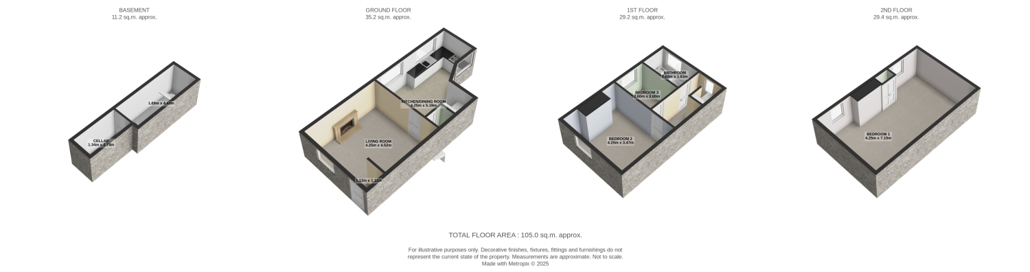 14, Oxford Terrace, Hebden Bridge floorplan