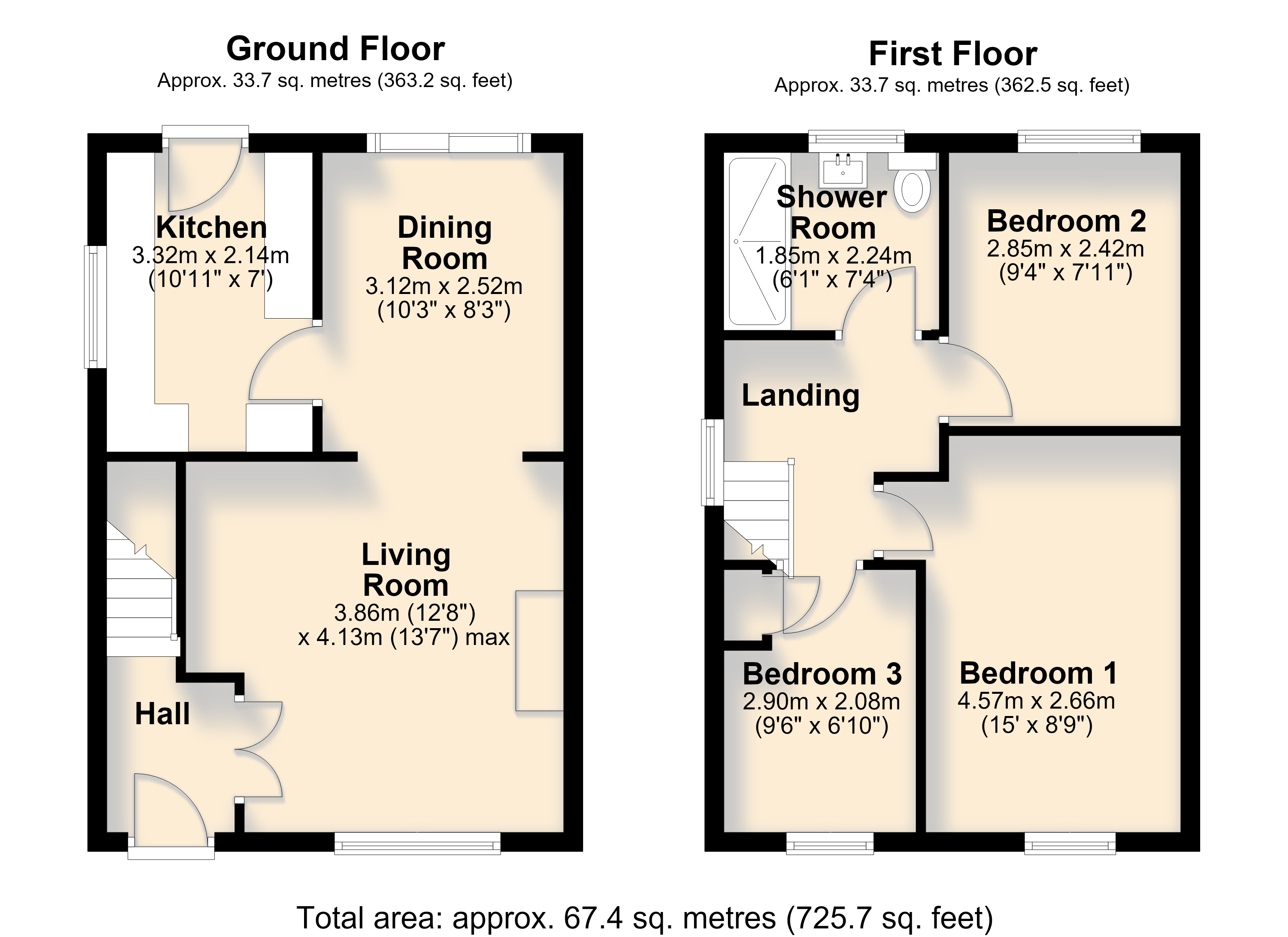 42, Tern Gardens, Plymouth floorplan