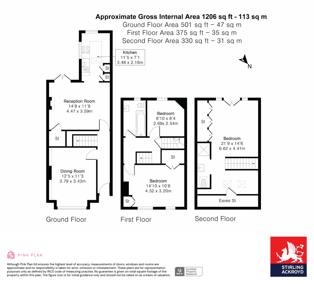 75, Whitton Dene, Hounslow floorplan