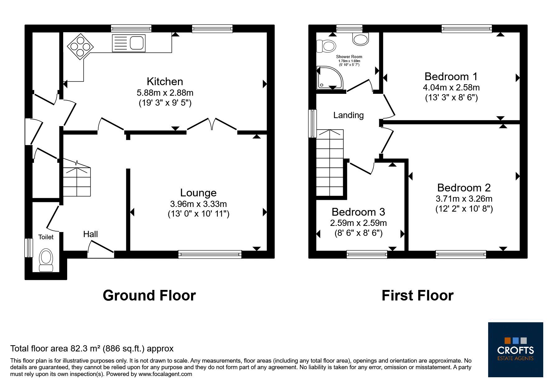 1, Talbot Road, Immingham floorplan