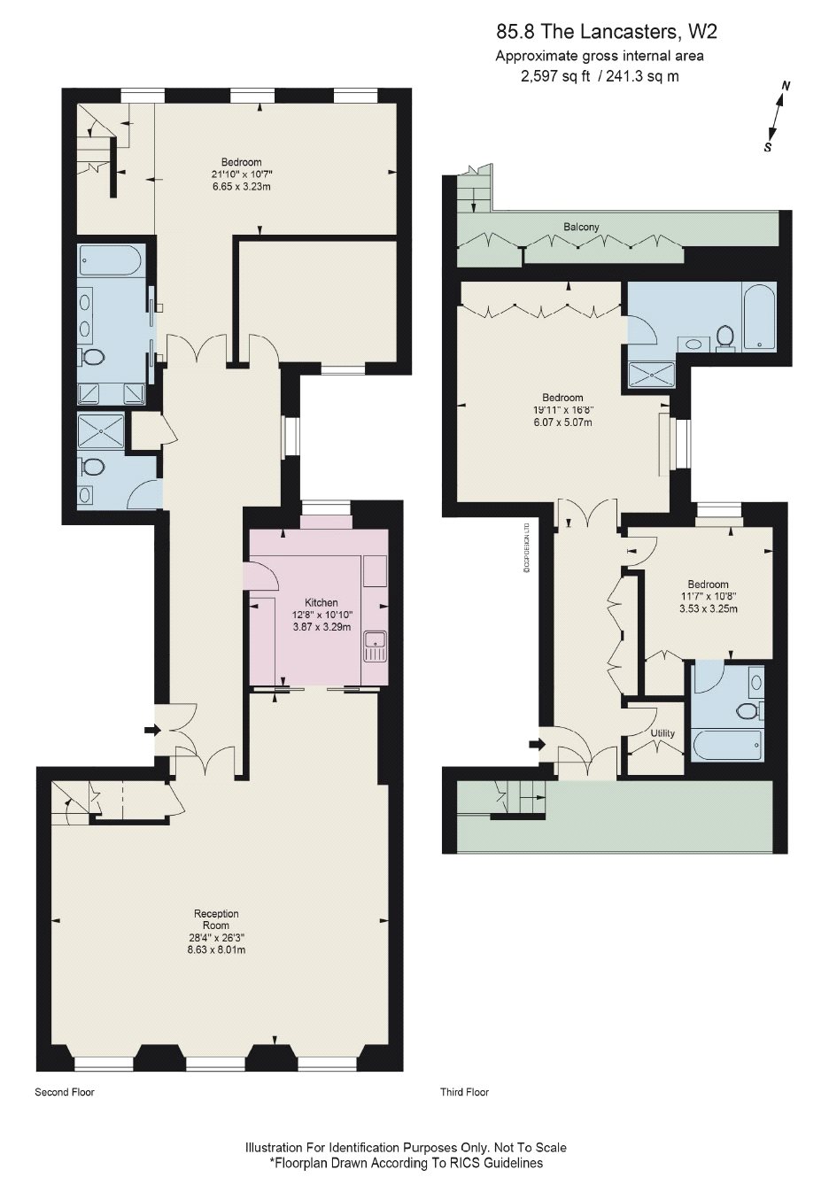 4 Bedrooms Flat to rent in The Lancasters, Lancaster Gate, London W2