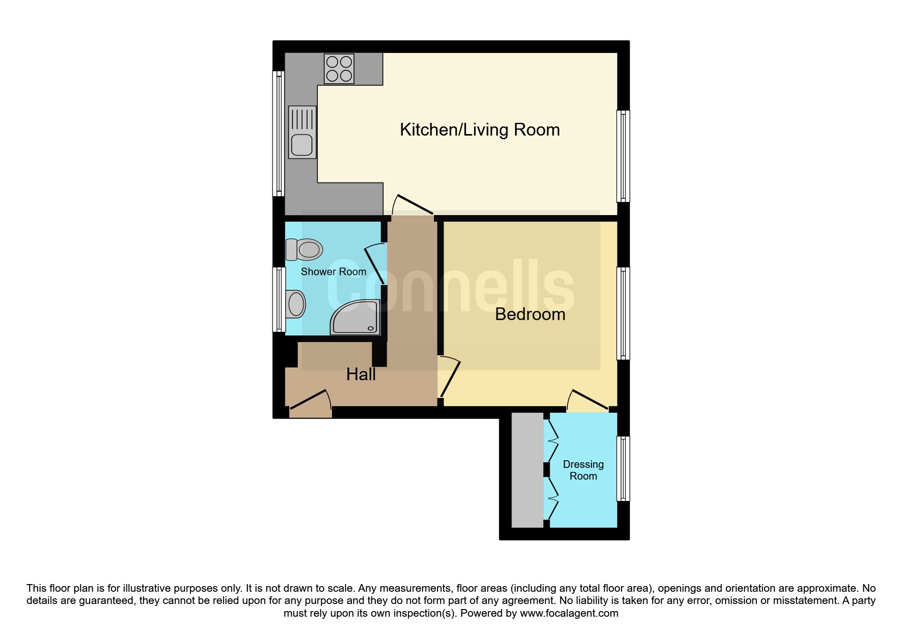 Flat 3, Glovers Court, Glovers Close, SHERBORNE floorplan