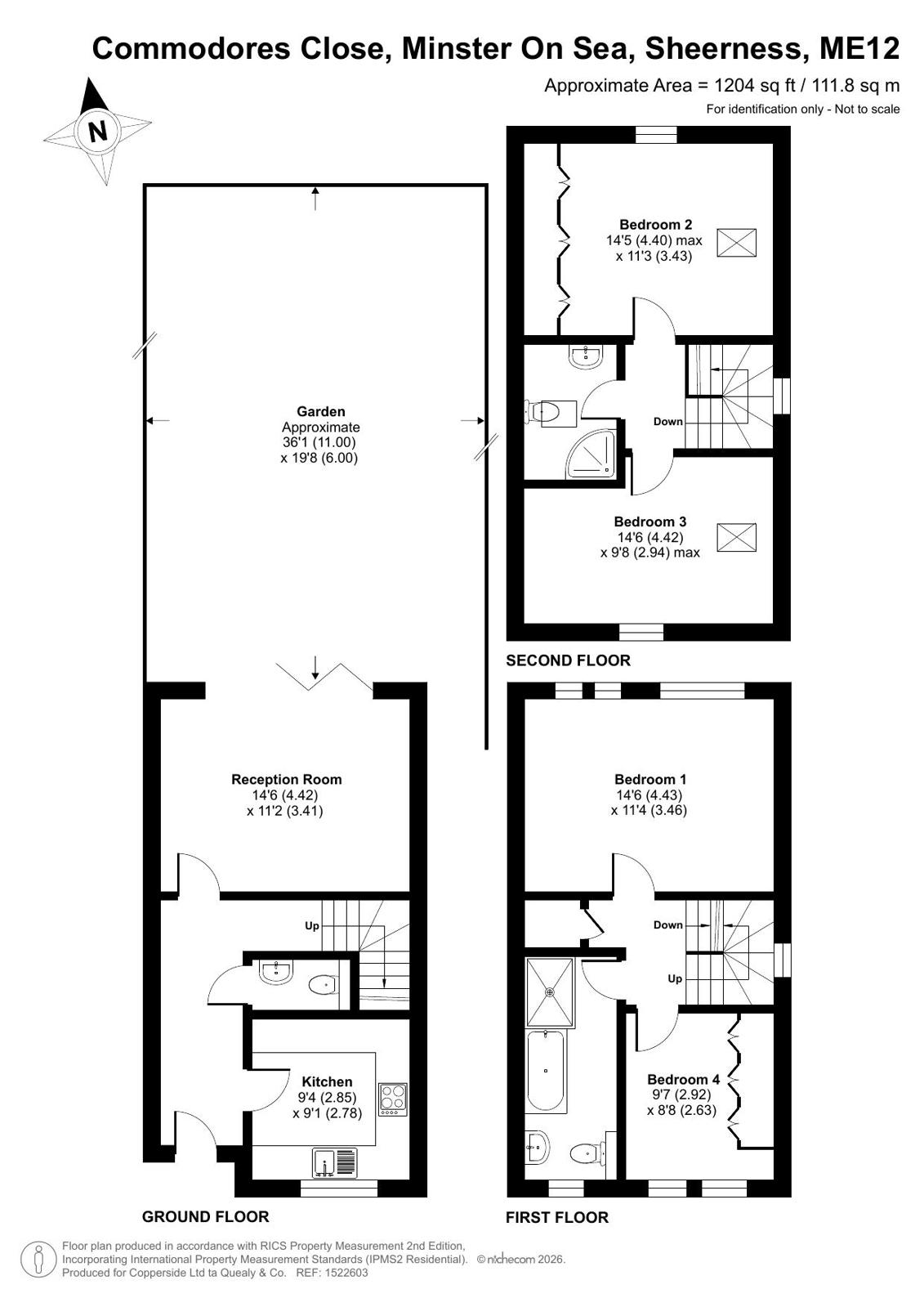 11, Commodores Close, Sheerness floorplan