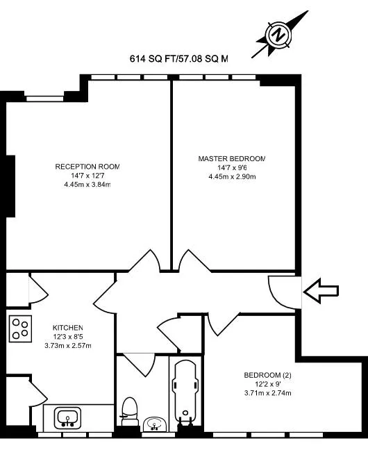 23, Amberden Avenue, London floorplan