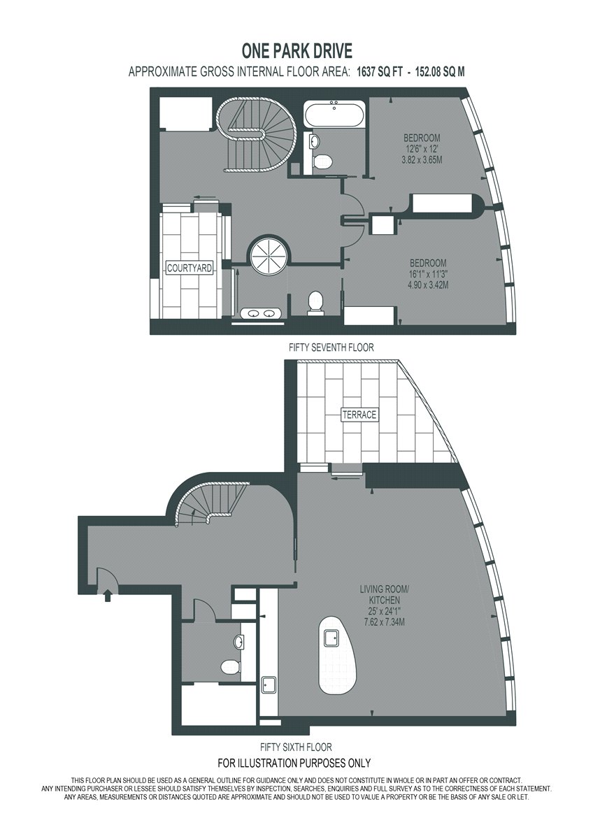 5601,, One Park Drive, London floorplan