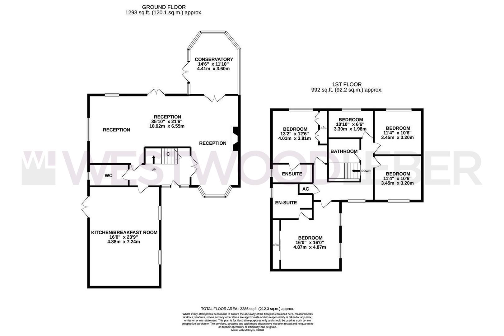 13, Yearling Close, Ware floorplan