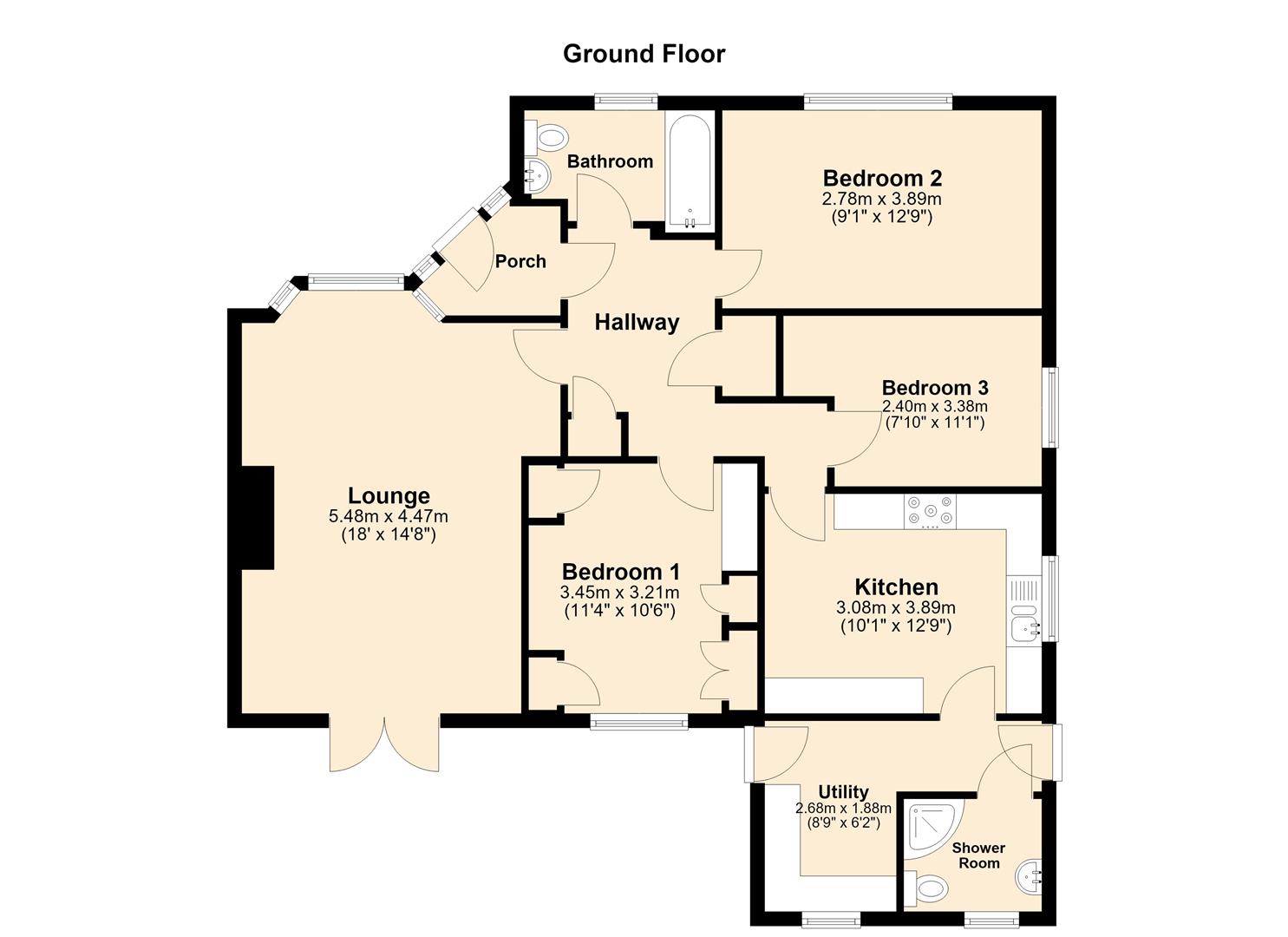4, Orchard Way, Hull floorplan
