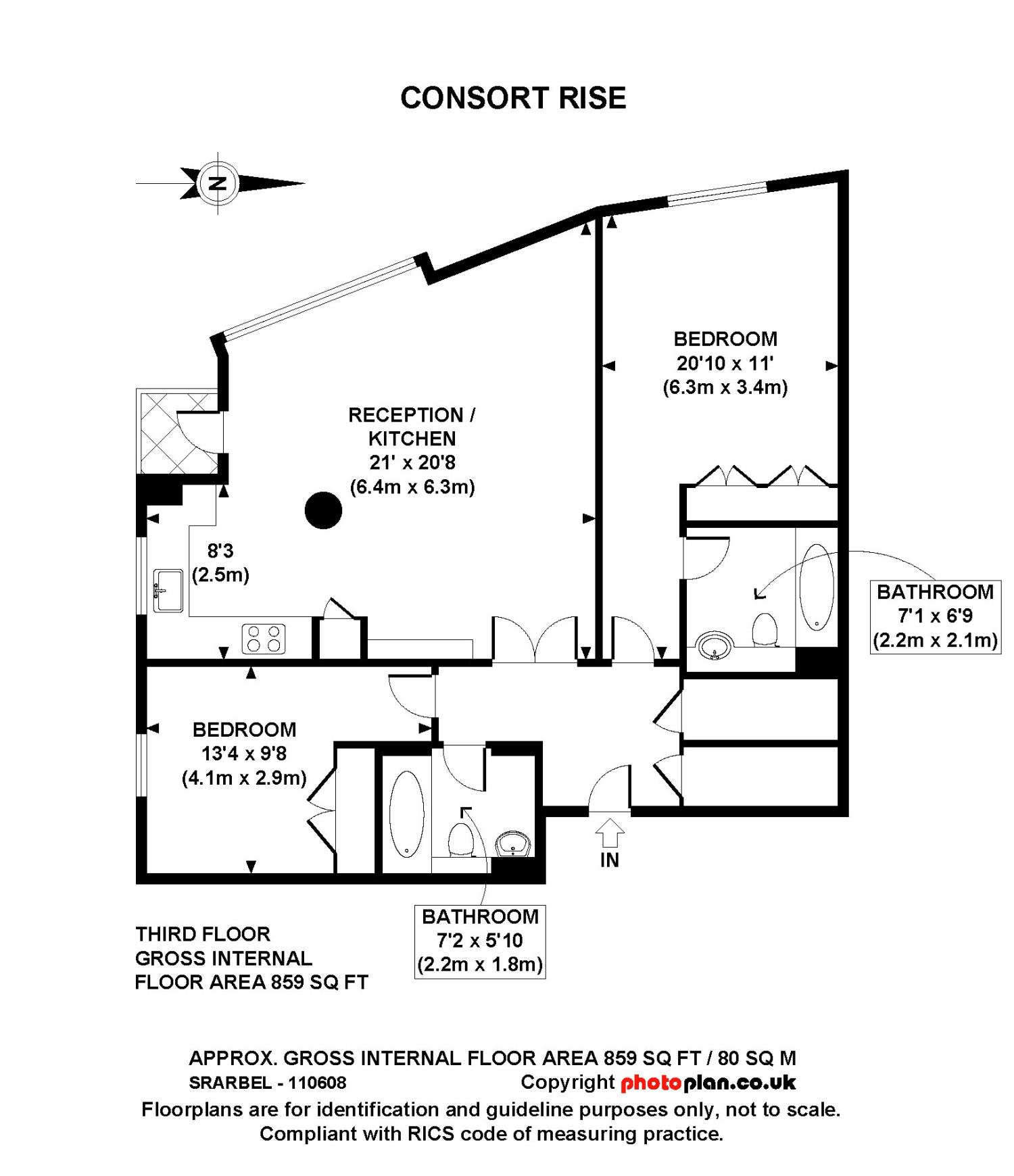 Consort Rise House, 203 Buckingham Palace Road, London SW1W, 2 bedroom
