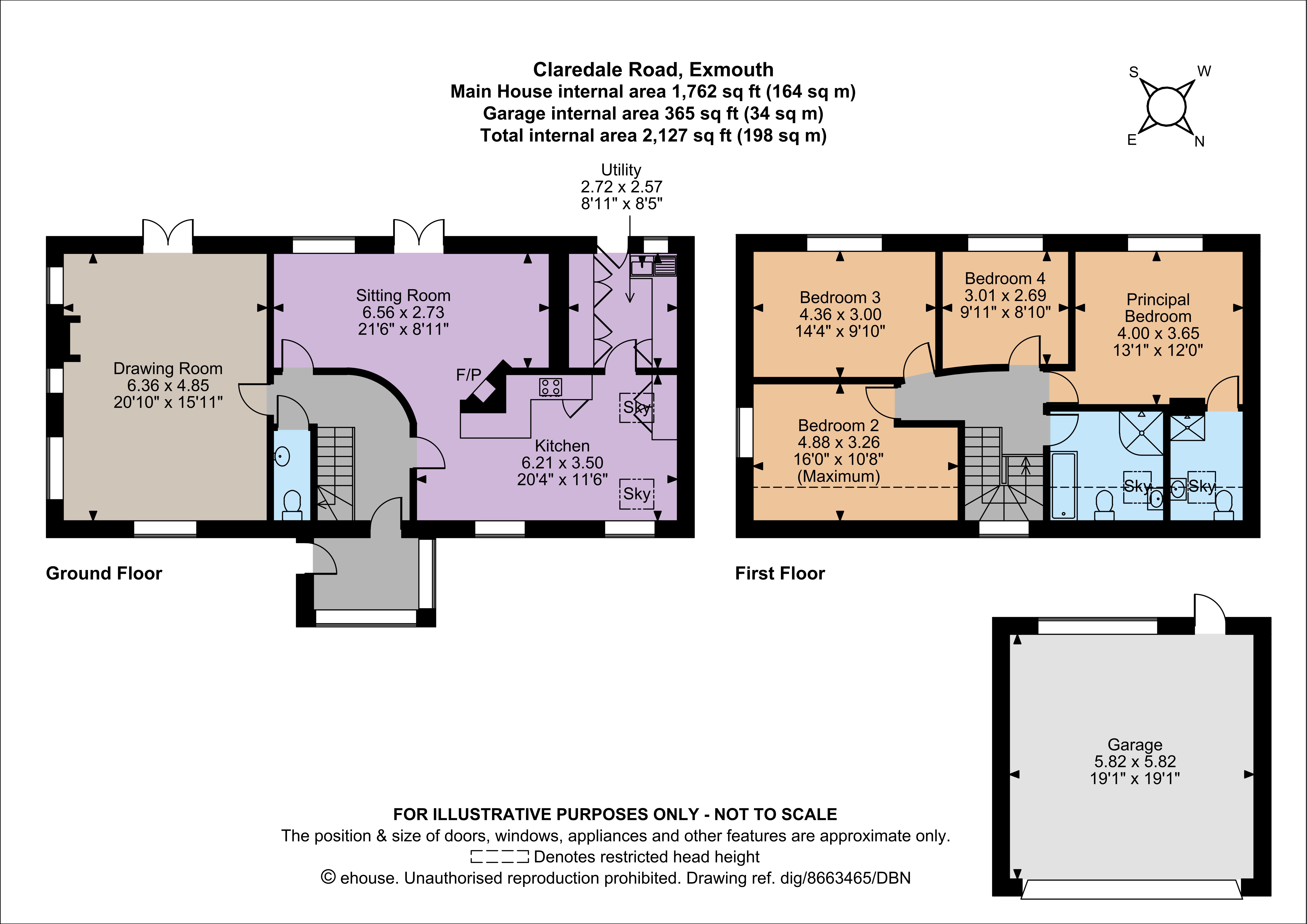 10, Claredale Road, Devon floorplan