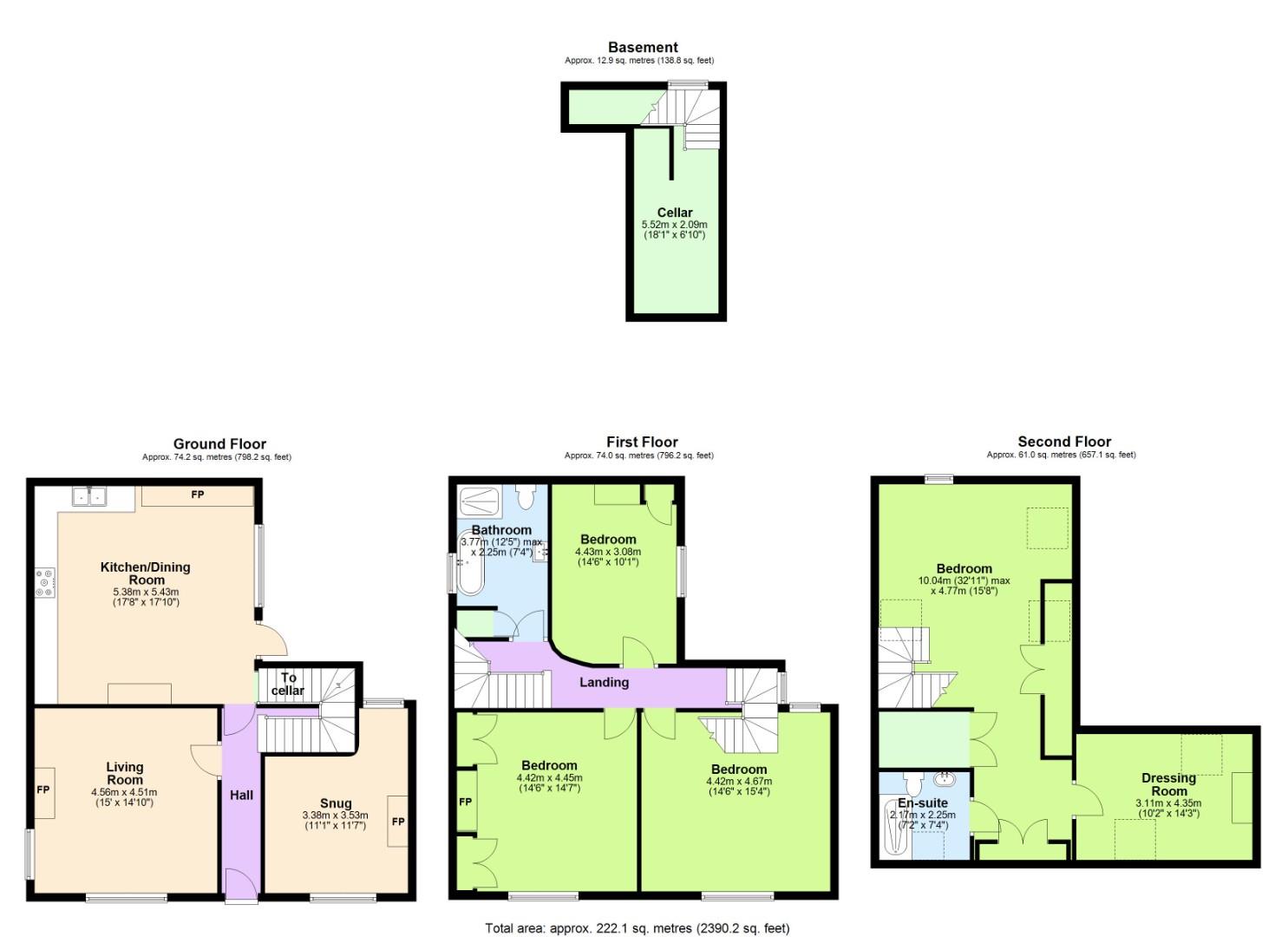 Town End Farmhouse, 79, Main Street, Loughborough floorplan