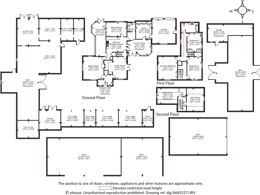 Great Biggins Farm,, Wethersfield Road, Braintree floorplan